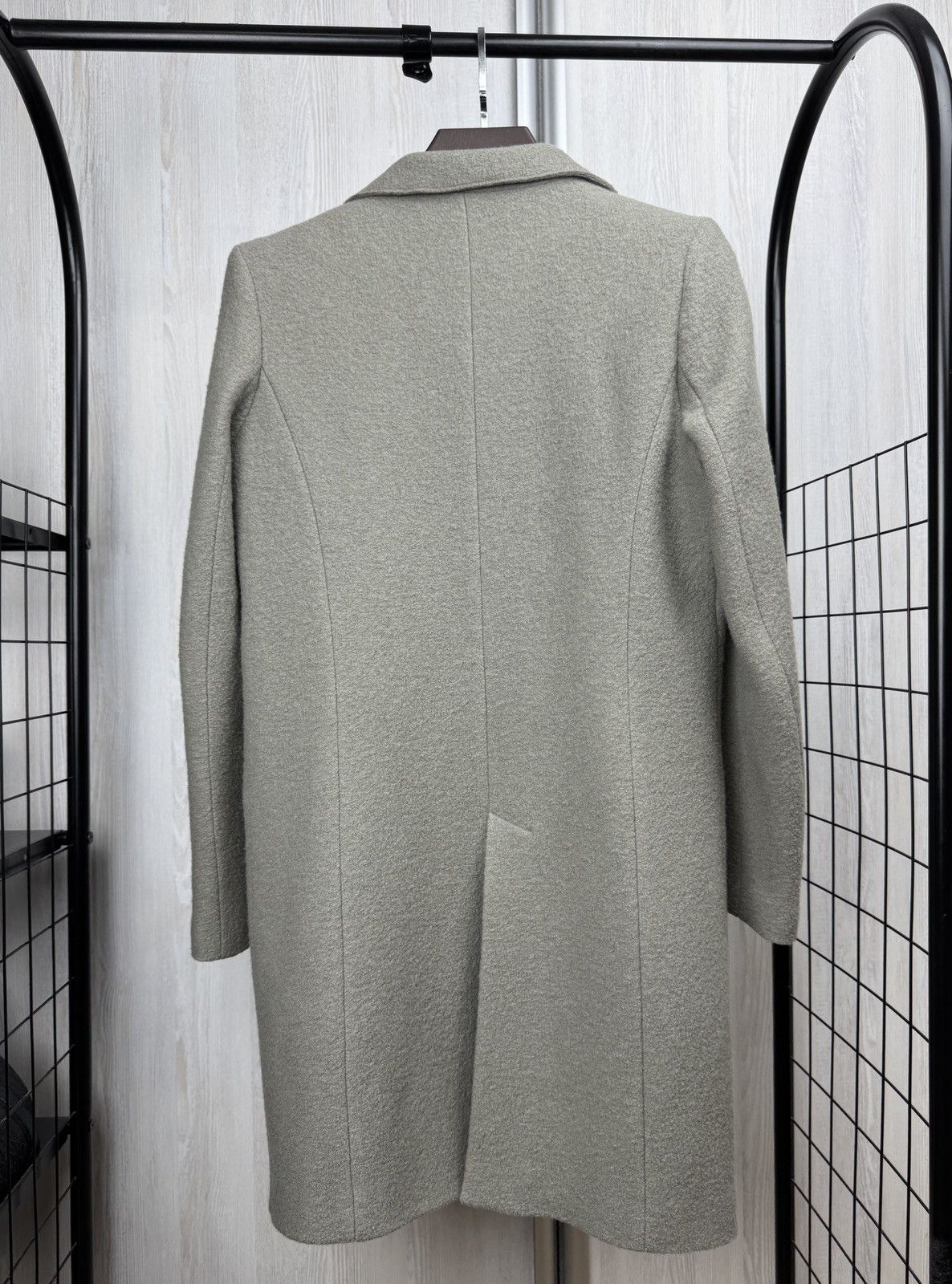 CLOSED Closed Pure Pori Italian Fabric Wool grey coat size M Size M / US 6-8 / IT 42-44 - 7 Thumbnail