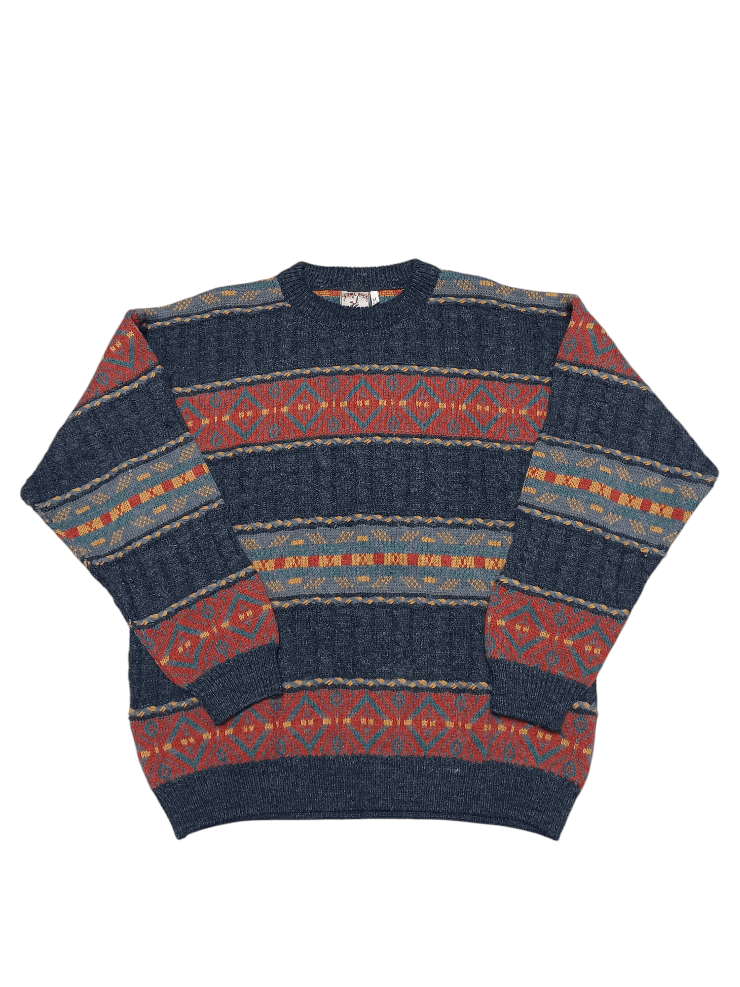 Other VINTAGE MADE IN ITALY 90S COOGI STYLE WOOL SWEATER Size US M / EU 48-50 / 2 - 1 Thumbnail