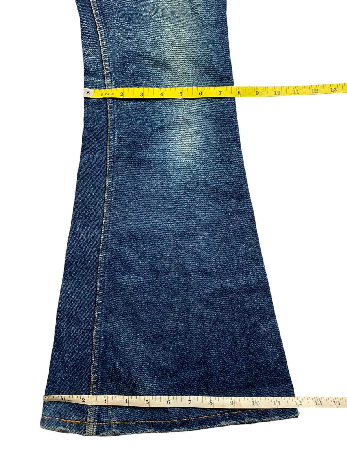 Le Grande Bleu (L.G.B.) L.G.B Mudwash Super Flared Denim Size US 27 - 15 Thumbnail
