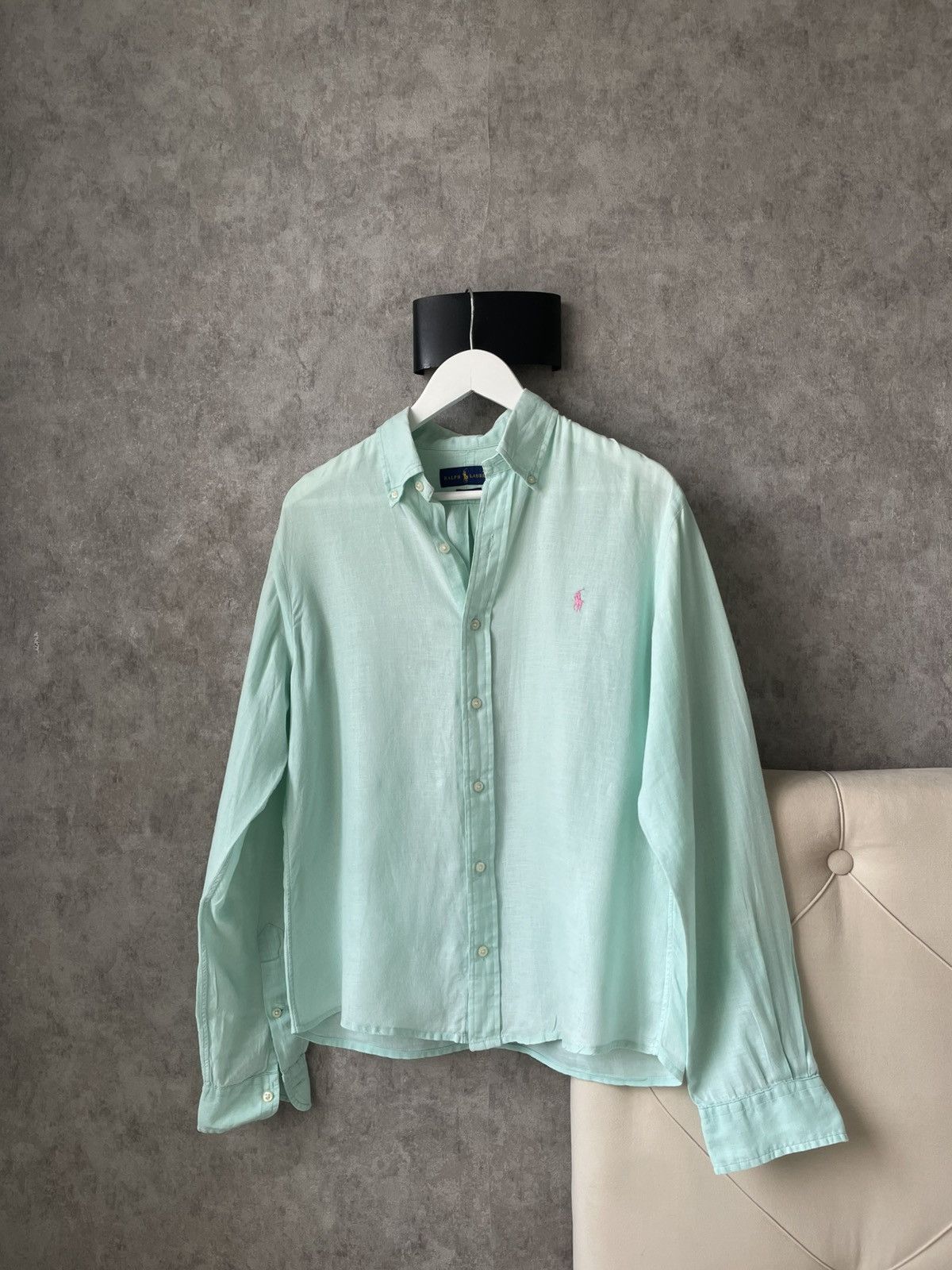 Polo Ralph Lauren Polo Ralph Lauren Linen Shirt (rare colour) Size US M / EU 48-50 / 2 - 2 Thumbnail