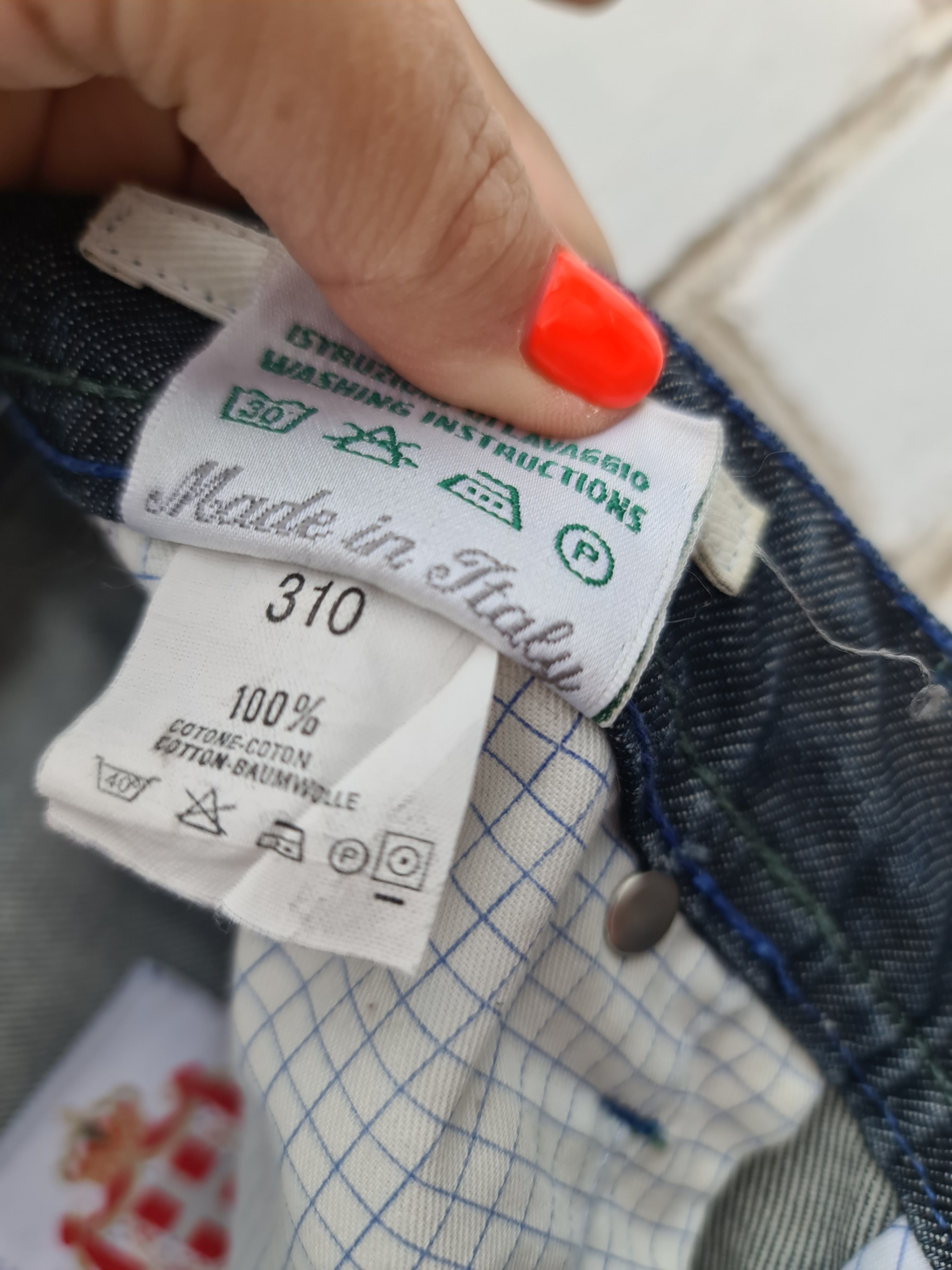 Luigi Borrelli Luigi Borelli Blue Denim Jeans Pants Size US 34 / EU 50 - 11 Thumbnail