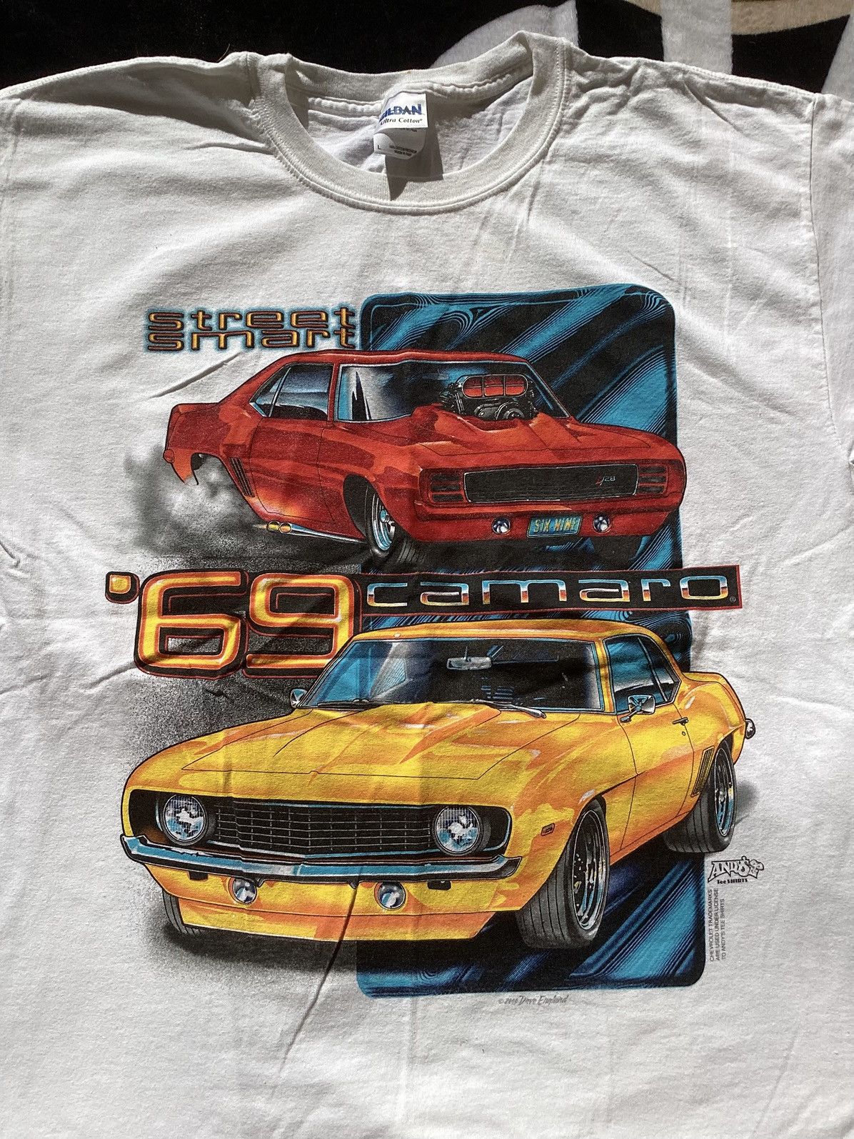 Chevrolet Vintage Y2K Street smart 69 Chevrolet Camaro T-shirt Size US L / EU 52-54 / 3 - 2 Thumbnail