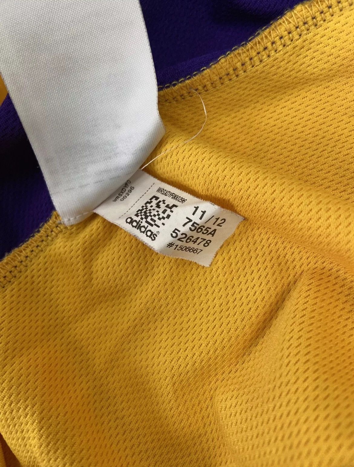Adidas × NBA × Vintage Lakers NBA 2012 Jersey #24 Kobe Bryant 7565A Size S Size US S / EU 44-46 / 1 - 9 Thumbnail