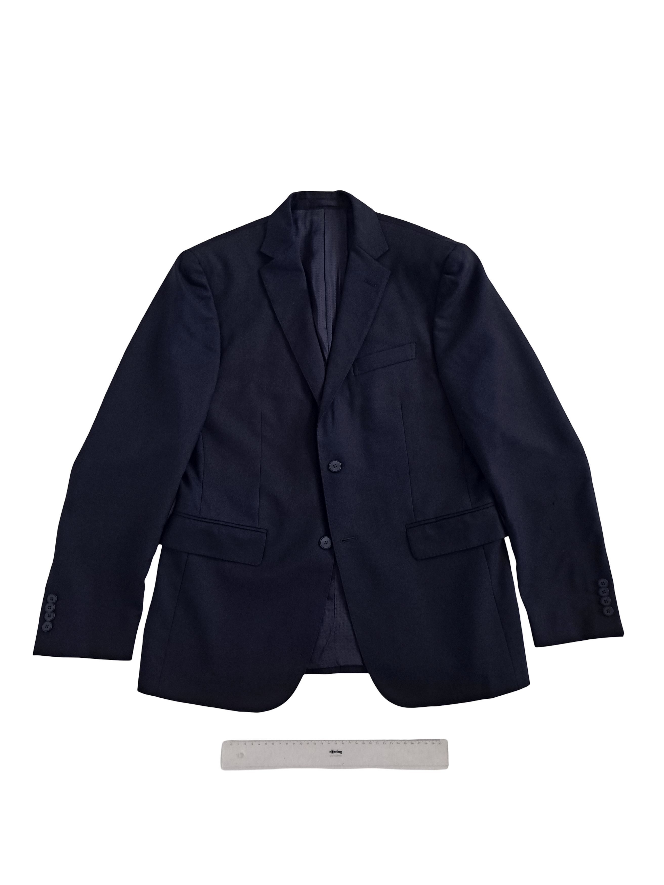 Pal Zileri LAB Sports Coat Suit Jacket - Navy Basket Weave - Sz EU 50R Size 40R - 1 Thumbnail