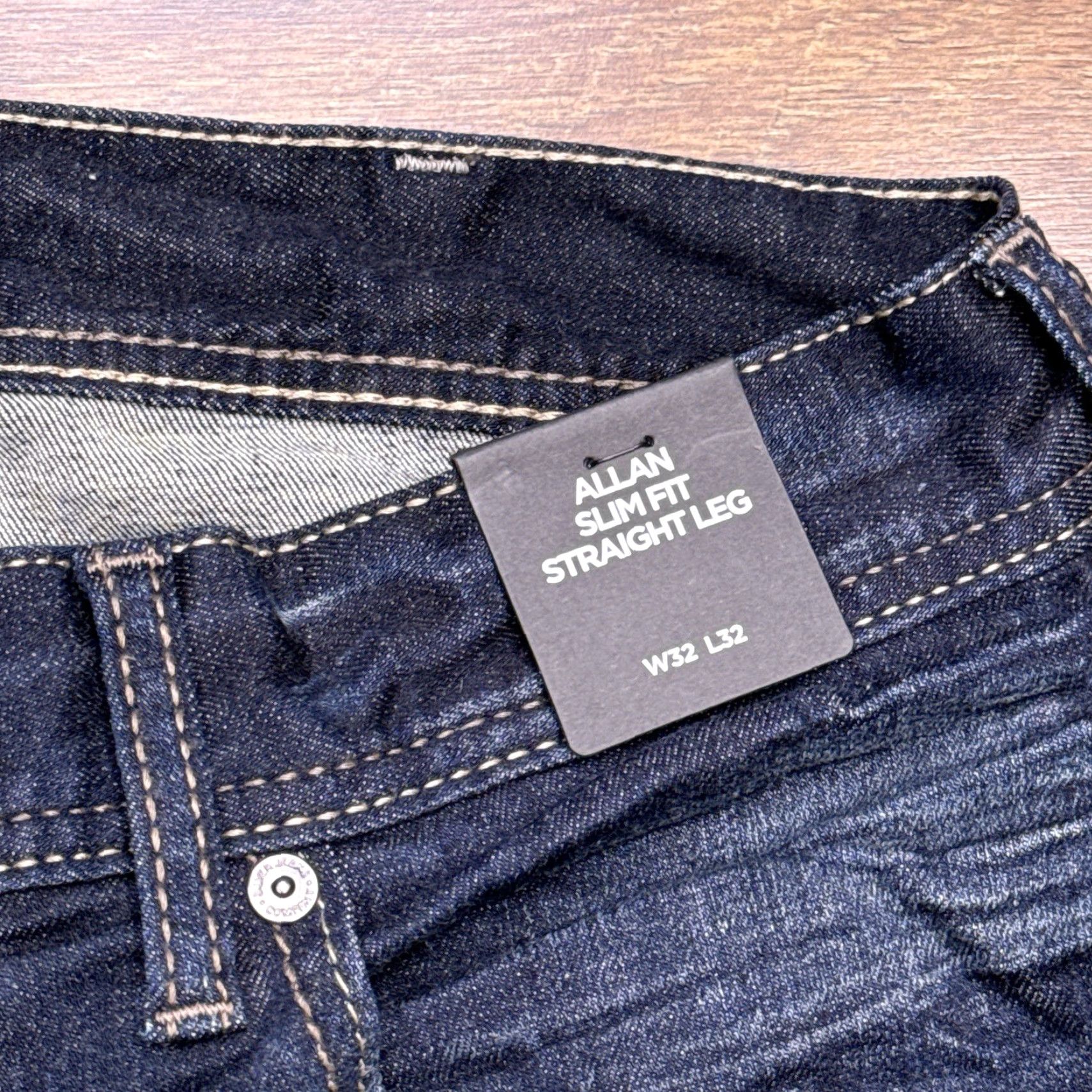 Silver Jeans Co. Silver Jeans Jeans Slim Straight Leg Stretch 32x32 Mens Button Zip Denim 5-Pocket Blue Medium Wash City Logo Size US 32 / EU 48 - 5 Thumbnail