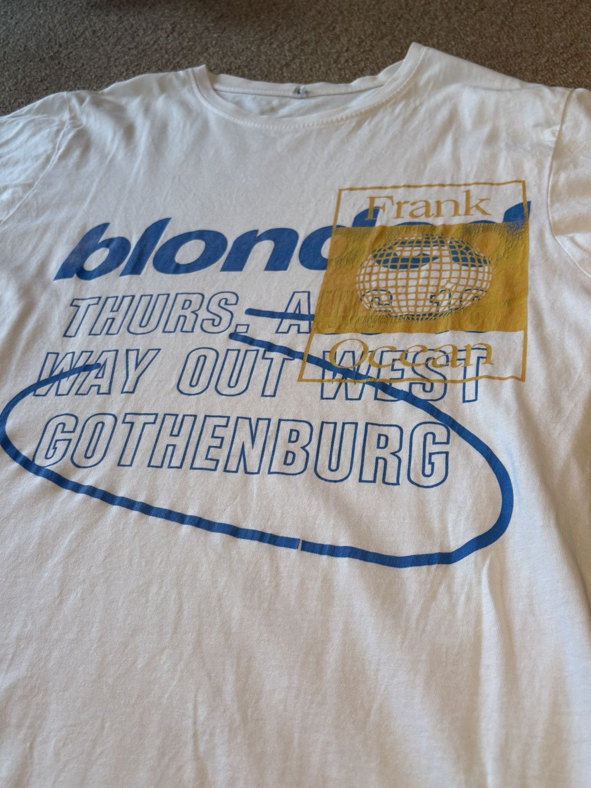 Frank Ocean brazil リンガーT Frank Ocean Brazil Blonded Ringer Logo T-Shirt | Grailed