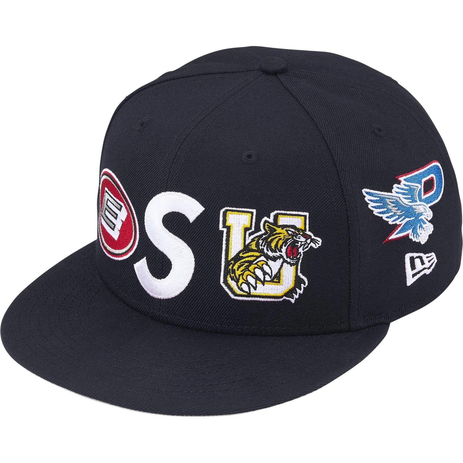 New Era × Supreme Supreme Multi S Logo Fitted Cap Hat Red (7 5/8