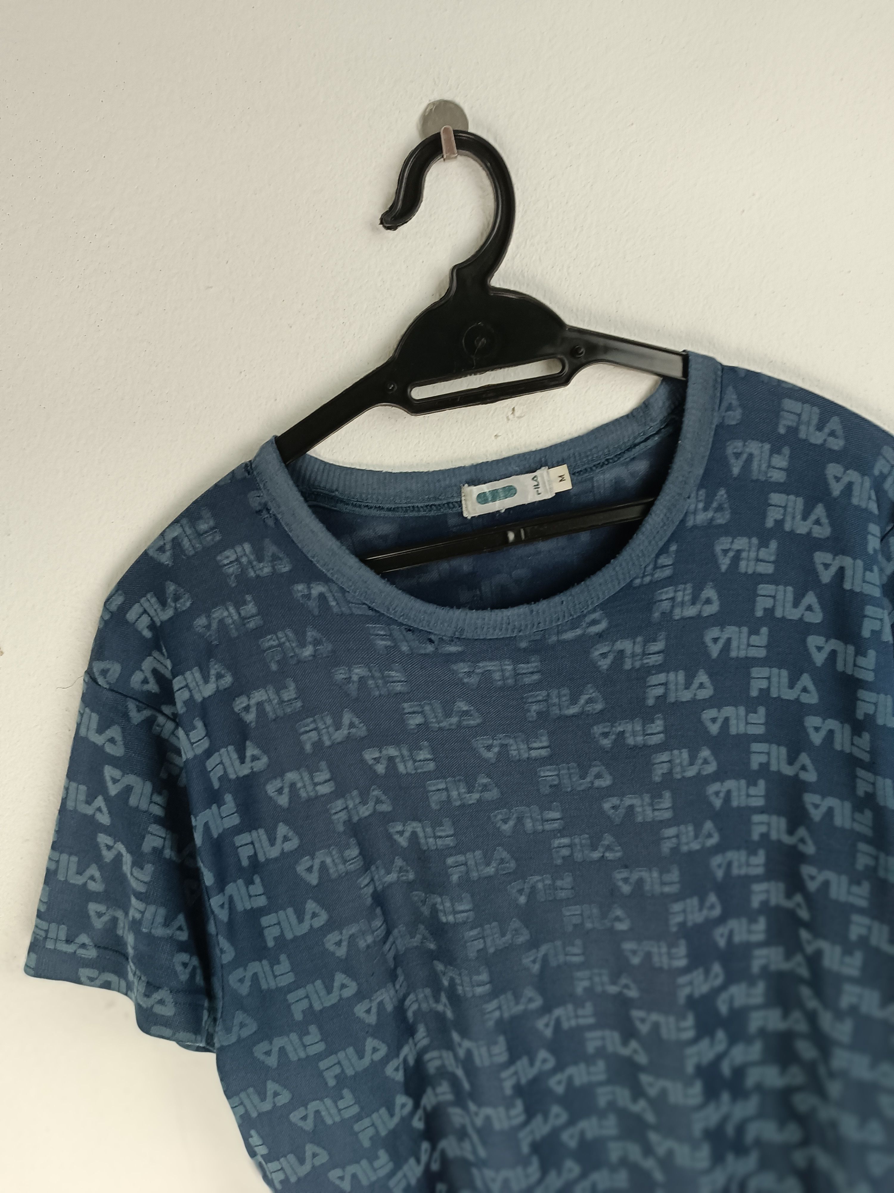 Fila THRASH FADED VINTAGE FILA MONOGRAM TEE Y2K Size US M / EU 48-50 / 2 - 14 Thumbnail