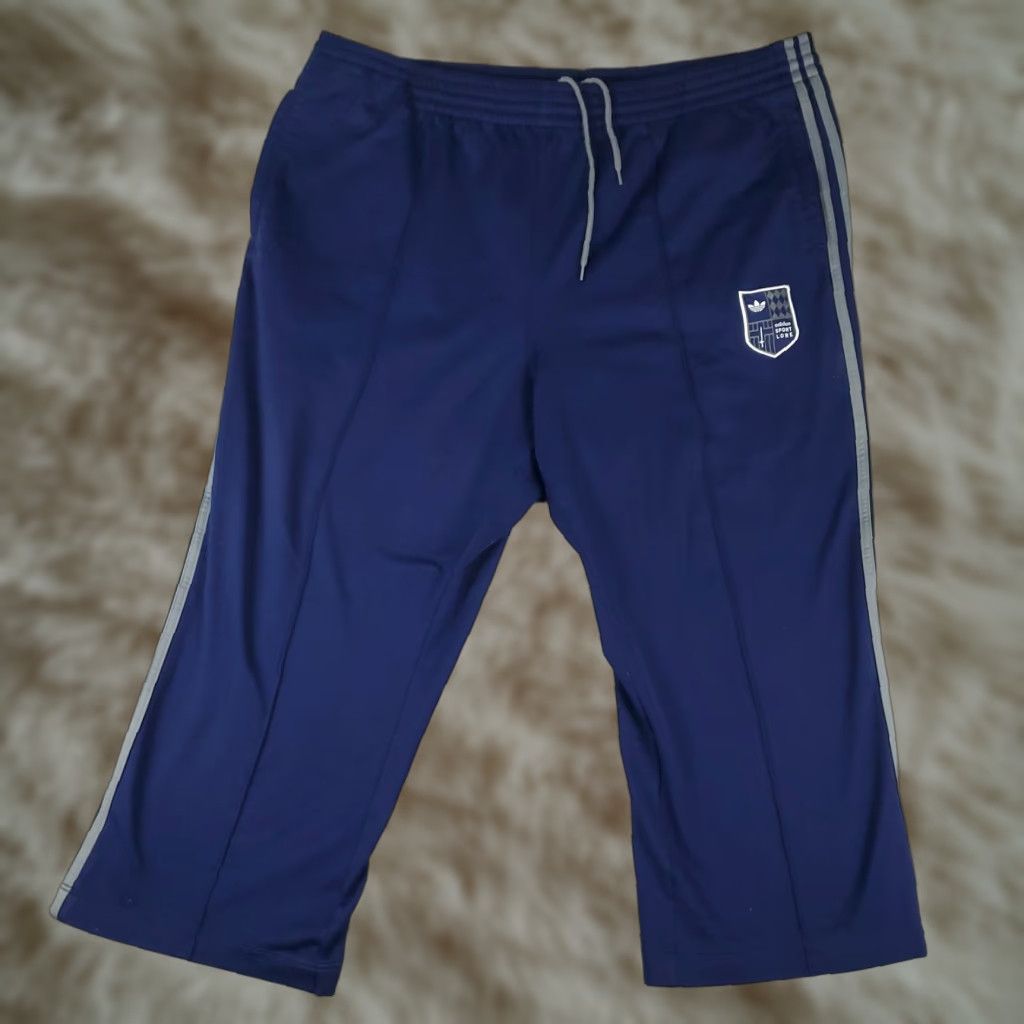 Adidas Adidas Pants 2XL Mens Blue Track Sweatpants Joggers Pants 42x25 Inseam 30 Regular Fit Straight Size US 39 - 1 Thumbnail