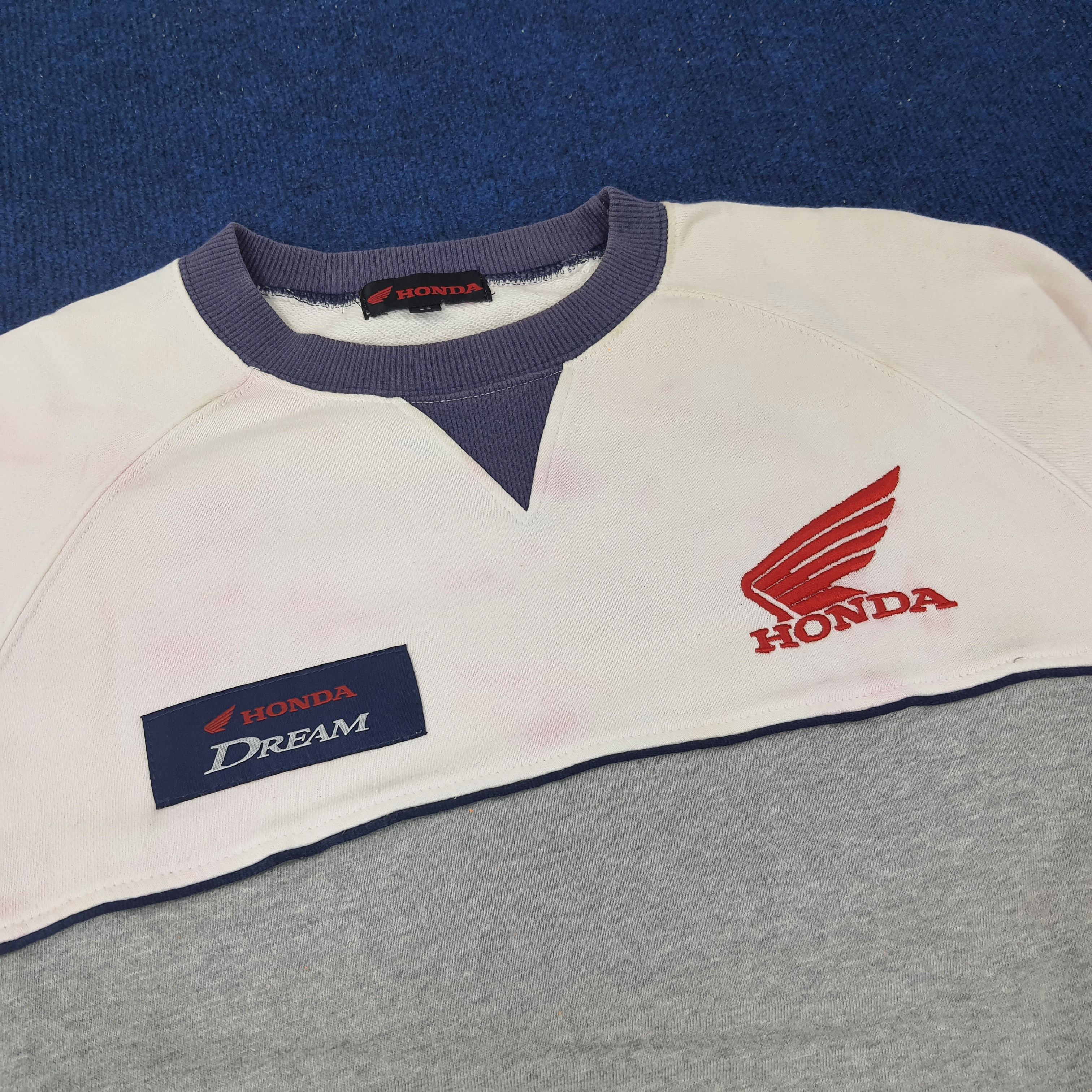 Japanese Brand × Vintage Vintage Honda Japan Racing Motorsports Sweatshirt C220N16 Size US M / EU 48-50 / 2 - 4 Thumbnail