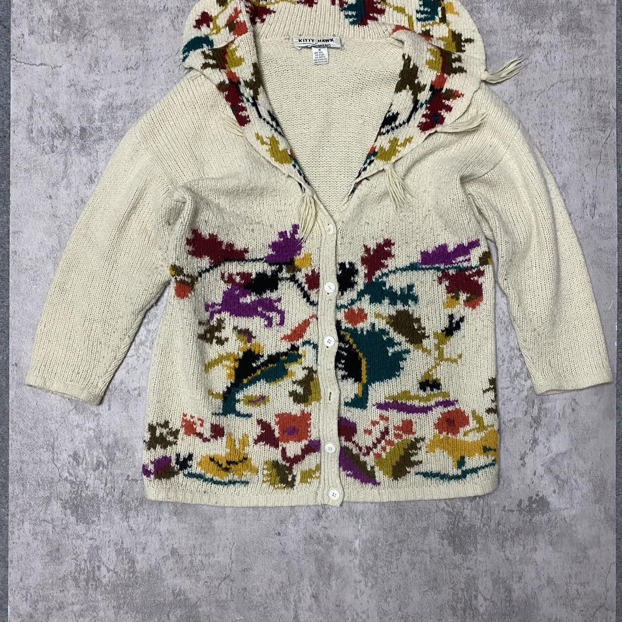 Other Kitty Hawk vintage multi-coloured knit cardigan cardigan Size M / US 6-8 / IT 42-44 - 1 Thumbnail
