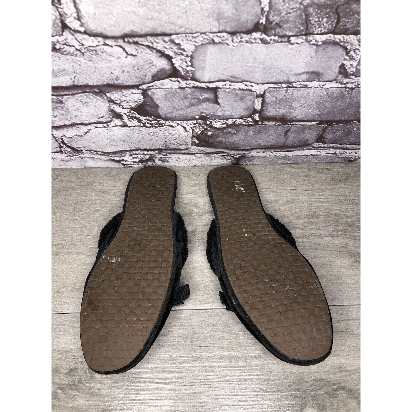 Cole Haan Cole Haan Black Velvet Leather Bow Casual Mules Flats Women Size US 8 / IT 38 - 5 Thumbnail