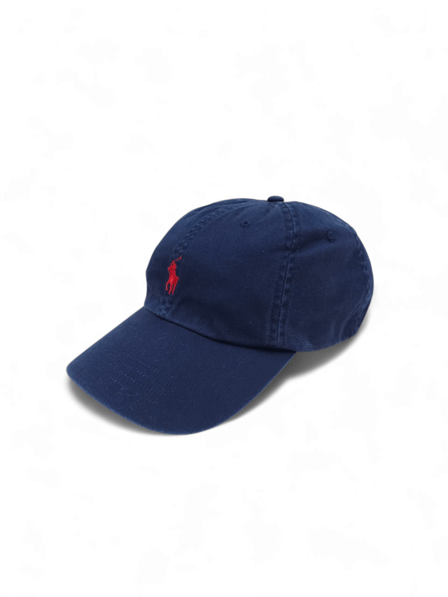Polo Ralph Lauren 💎 90's Vintage Ralph Lauren Logo Strapback Navy Hat Cap Y2K Size ONE SIZE - 2 Thumbnail