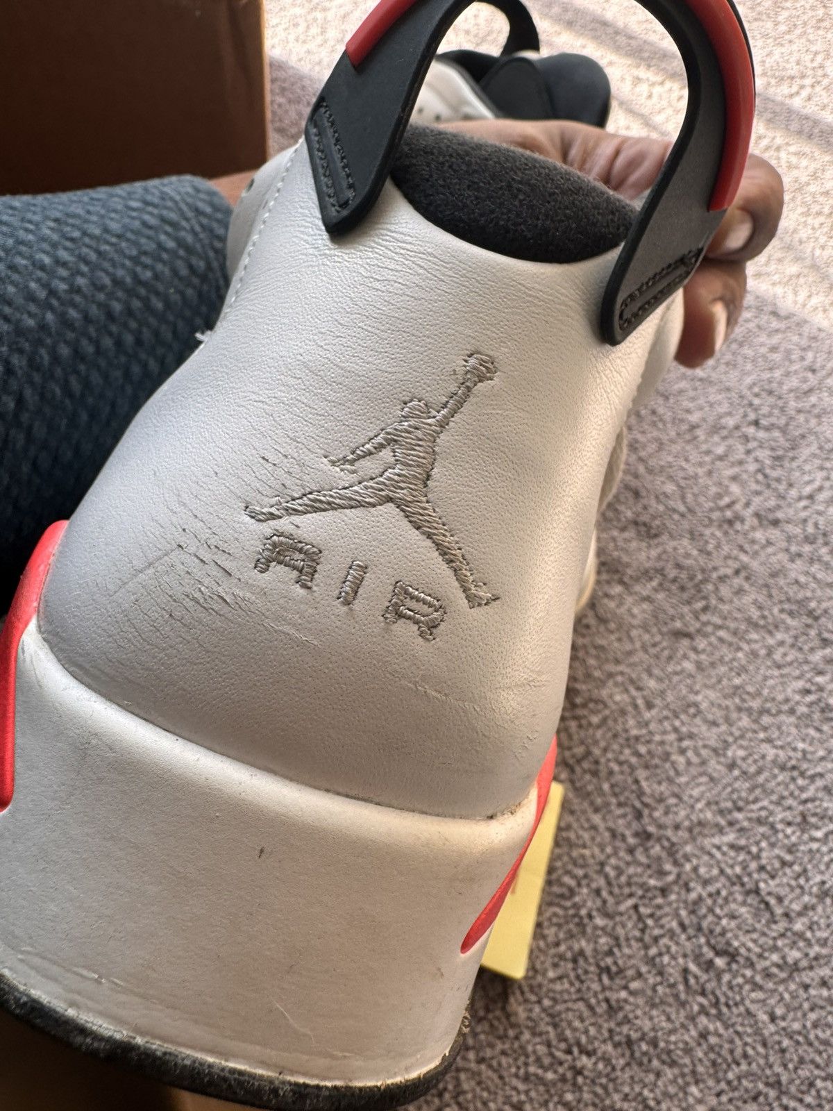 Jordan Brand × Nike Air Jordan 6 Retro 'White Infrared' 2014 Size US 12 / EU 45 - 13 Thumbnail