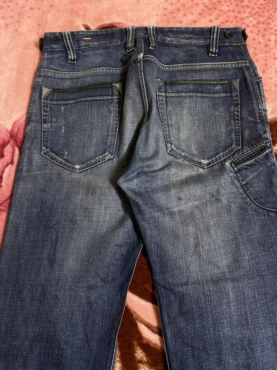 Diesel Vintage 90s Y2K Distressed Diesel Leanty Jeans baggy pants Size US 34 / EU 50 - 15 Thumbnail