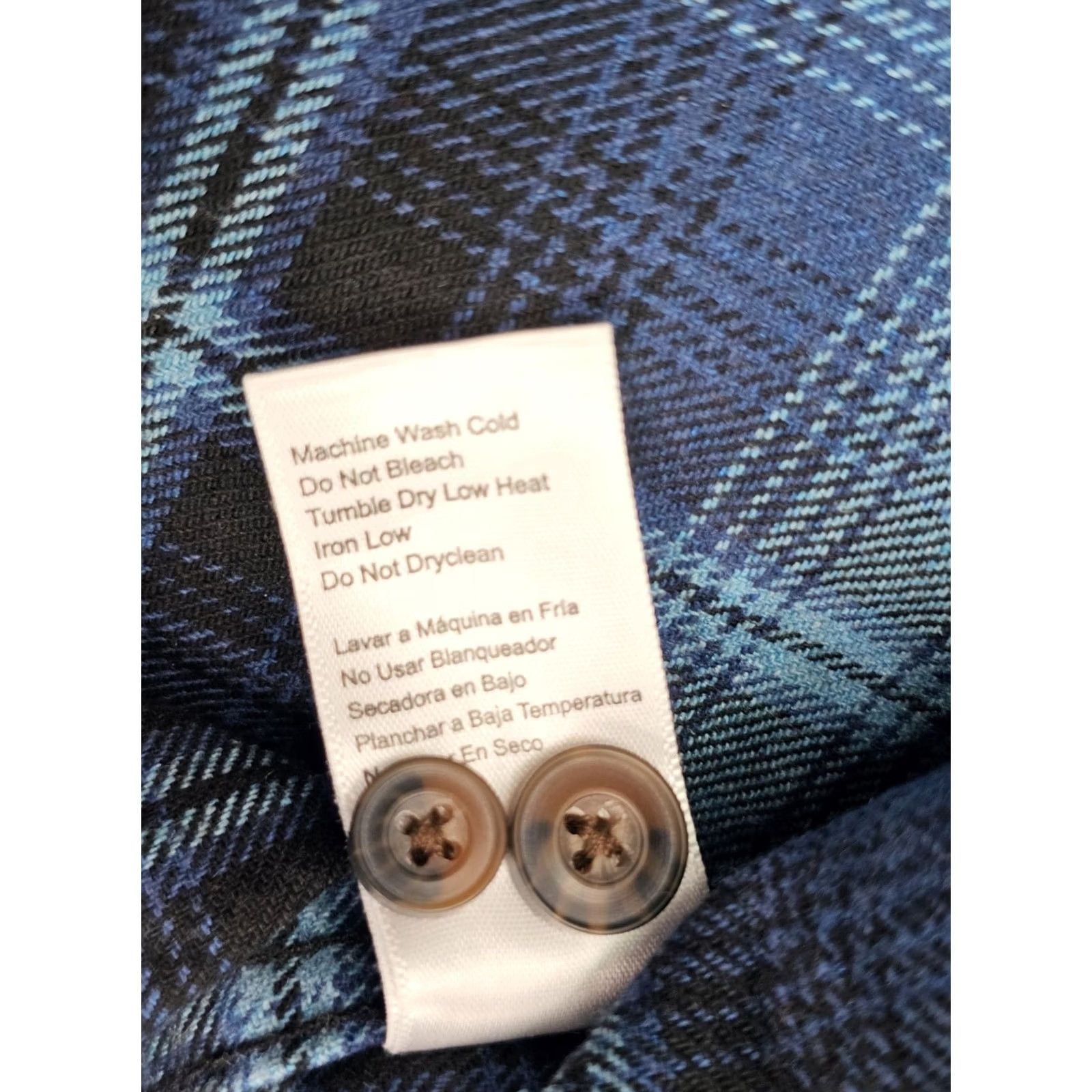 Vintage JACHS Heritage Heavyweight Flannel Shirt Men XL Blue Plaid Cotton Outdoor EUC Shirt Size US XL / EU 56 / 4 - 5 Thumbnail