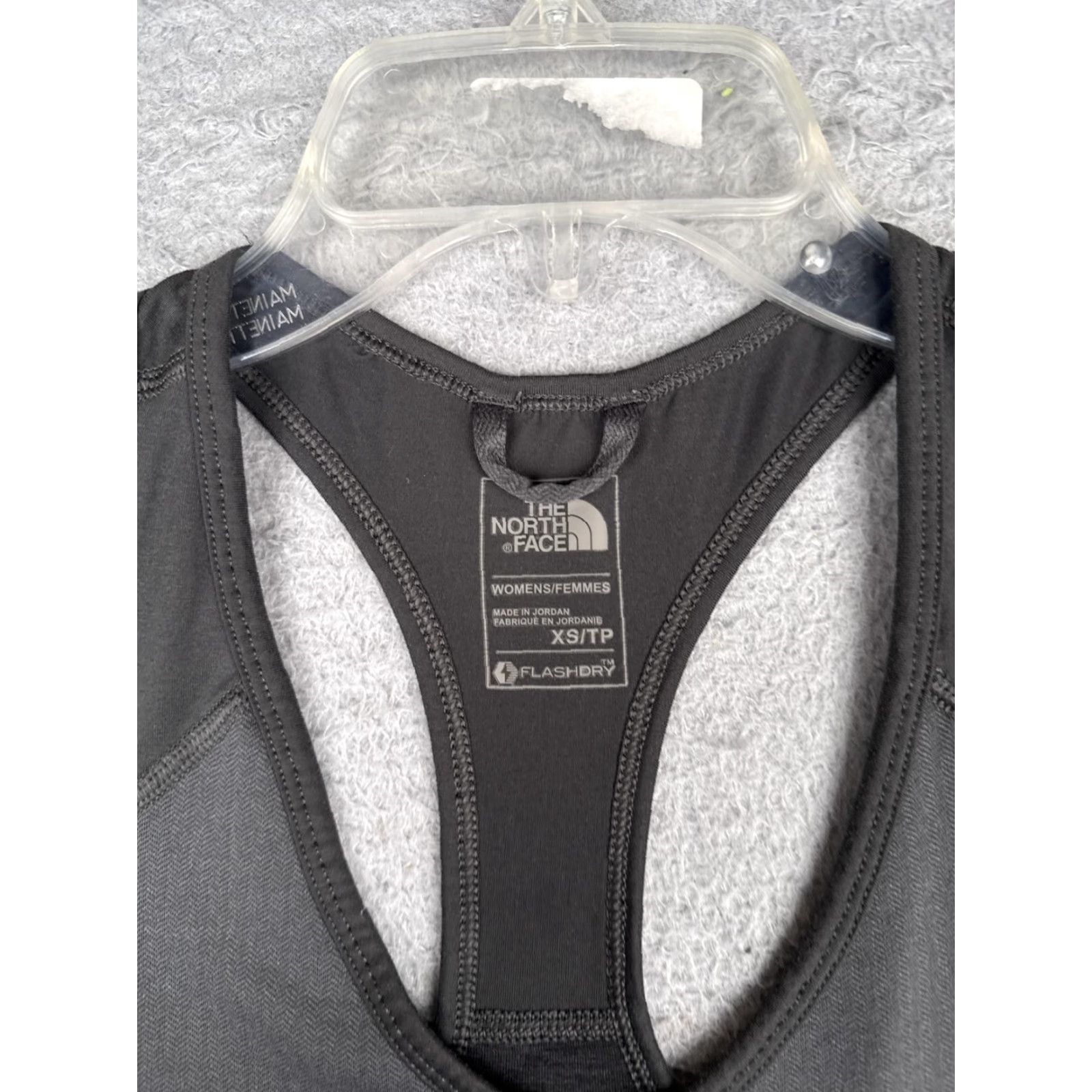 The North Face The North Face Shirt Womens XS Gray Black Racerback Tank FlashDry Tagless Size XS / US 0-2 / IT 36-38 - 6 Thumbnail