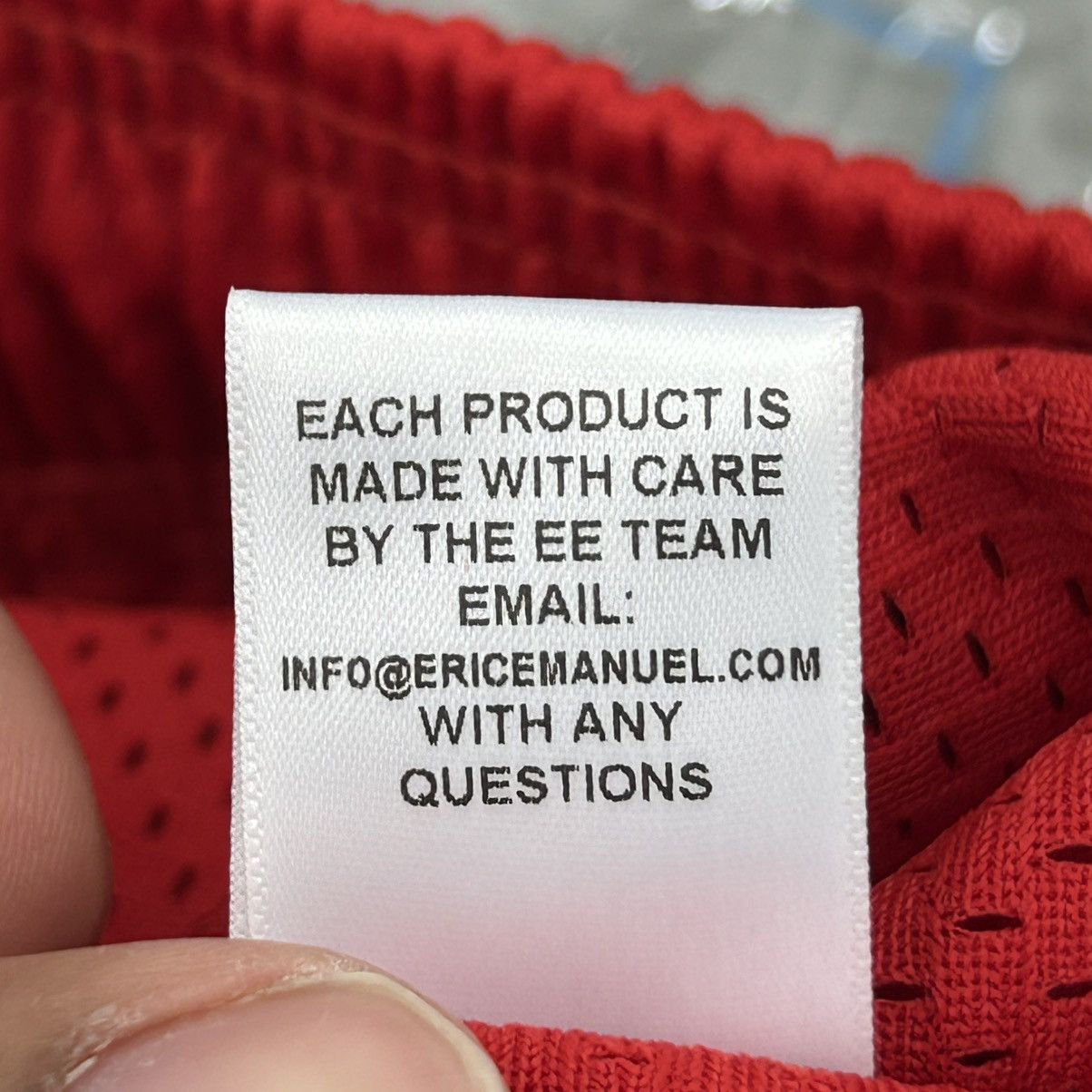 Eric Emanuel Eric Emanuel Basic Short Goji Berry Red/Grey Size US 28 / EU 44 - 5 Thumbnail