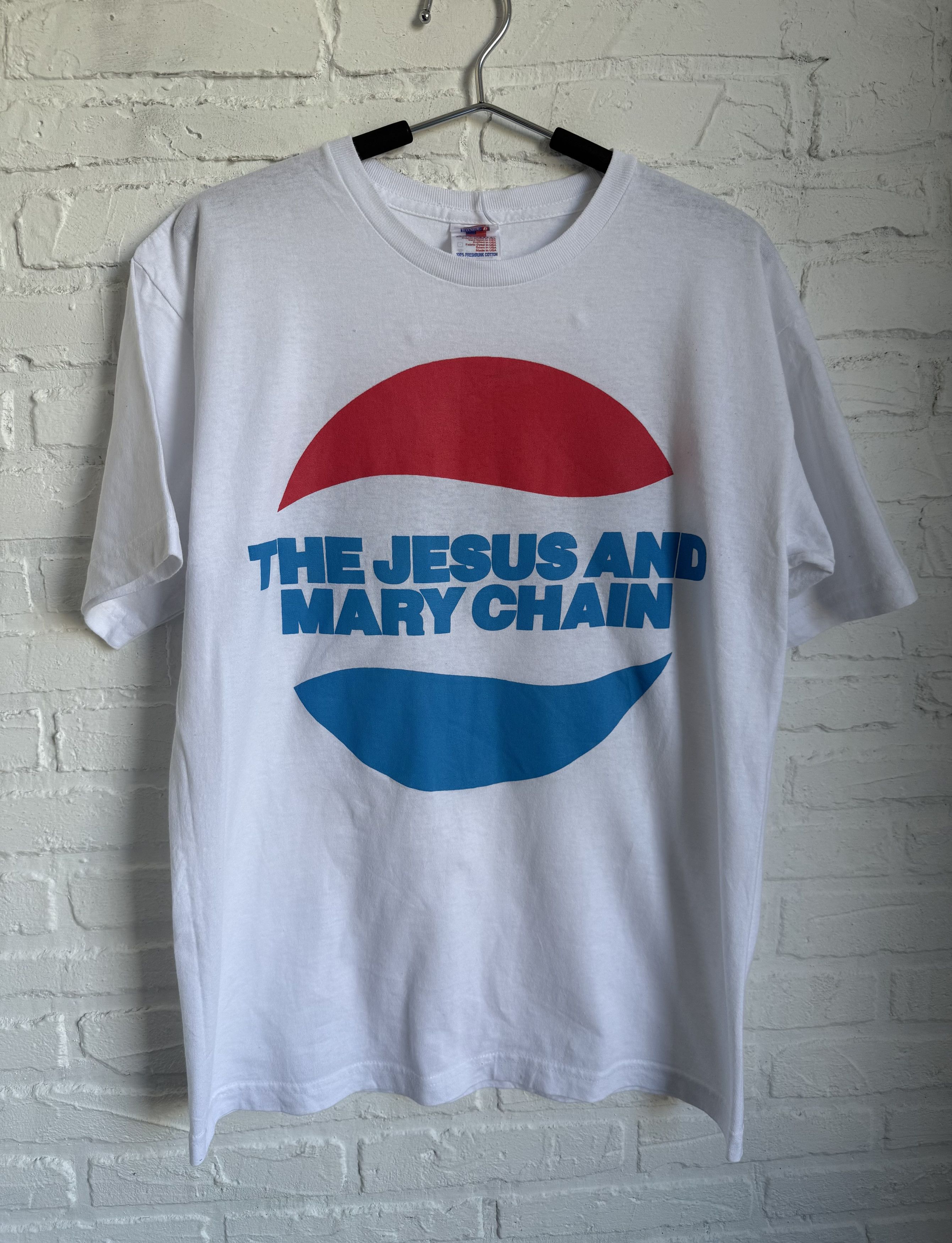 jesus and mary chain tシャツ ペプシ GILDAN L 100% Authentic 1980s the Jesus and Mary Chain Pepsi Logo T