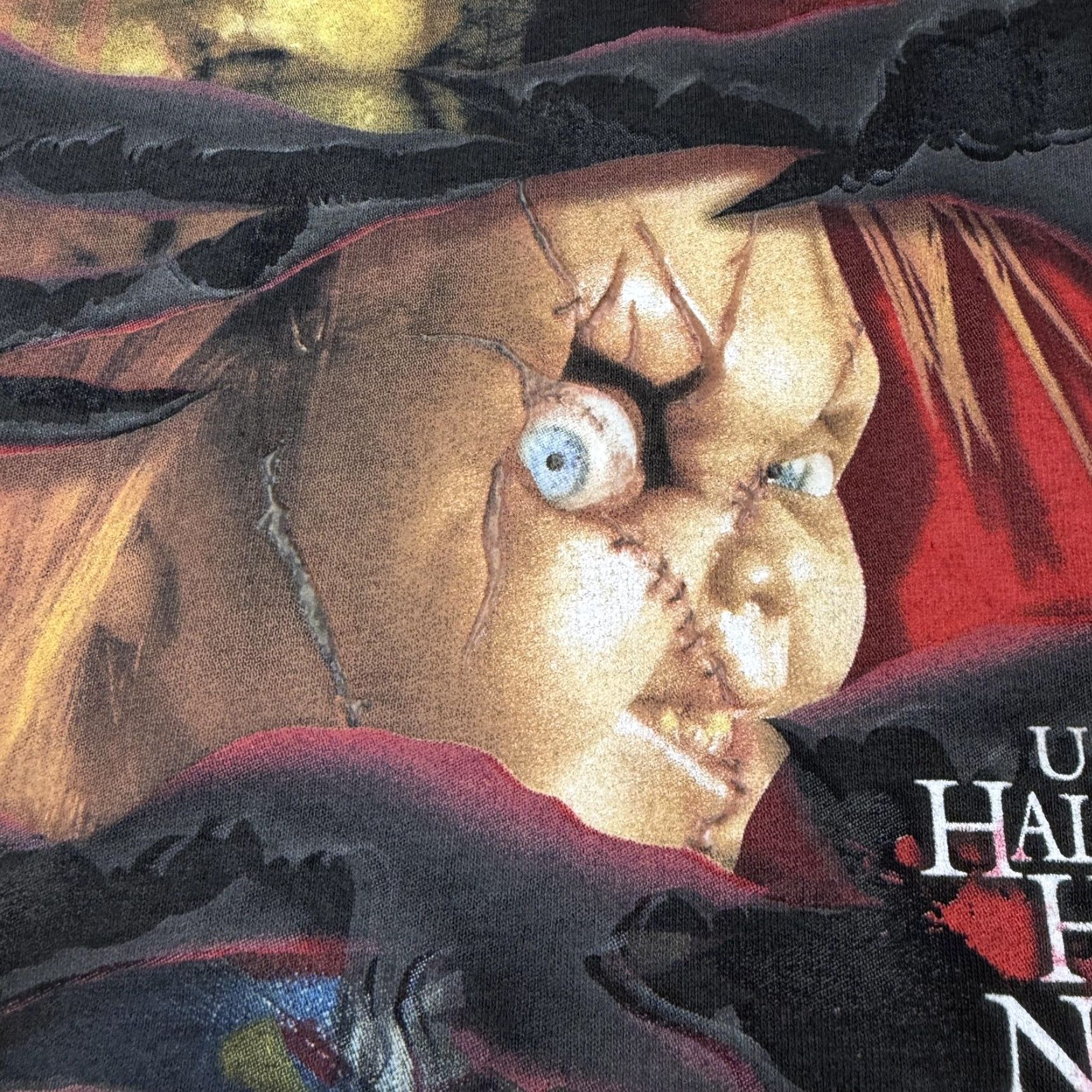 Vintage VINTAGE Universal Studios Shirt Mens Medium Halloween Horror Nights 2009 Chucky Saw Size US M / EU 48-50 / 2 - 5 Thumbnail