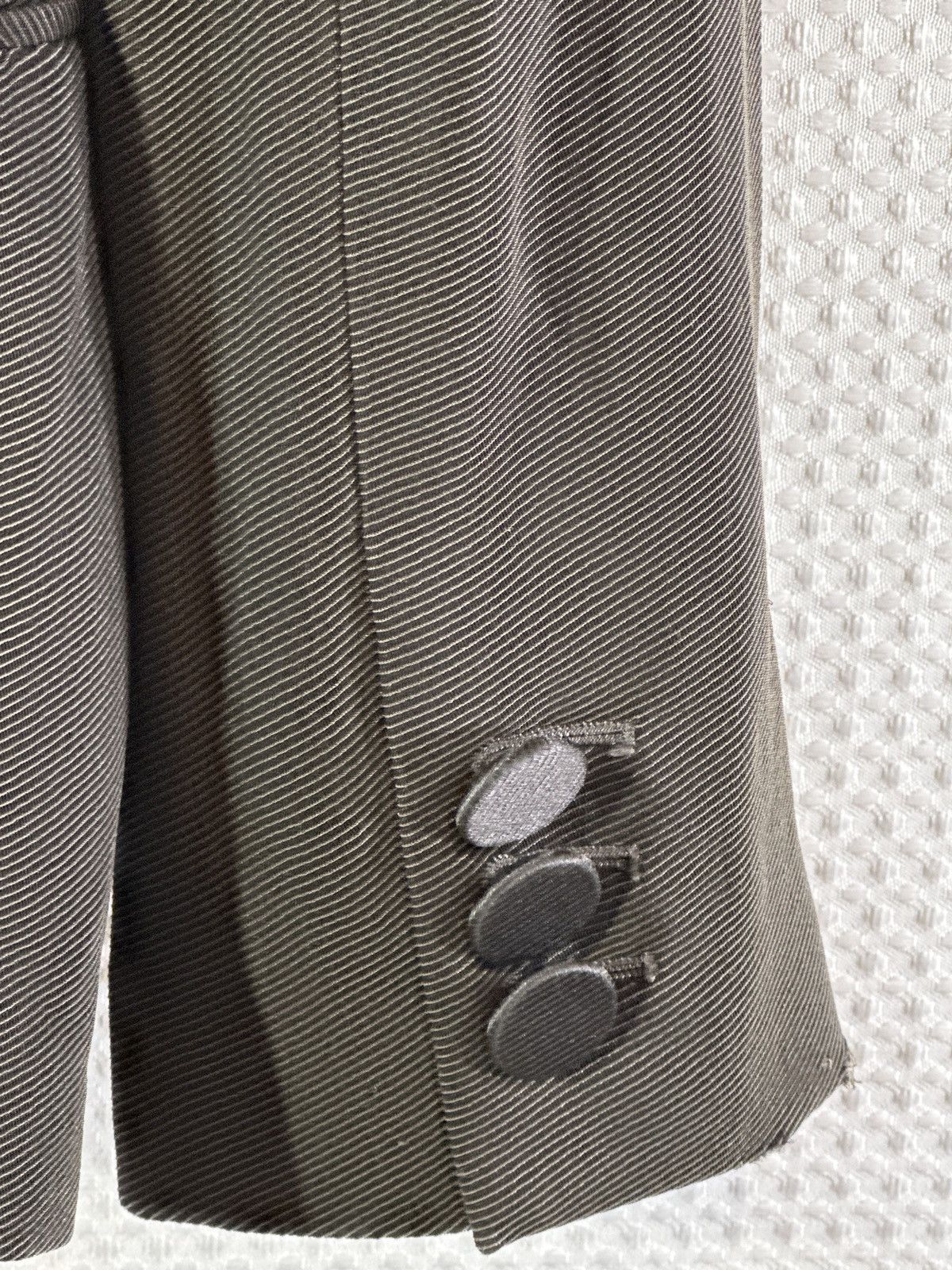 Giorgio Armani Giorgio Armani Vintage Double Breasted Ribbed Blazer Size XS / US 0-2 / IT 36-38 - 3 Thumbnail