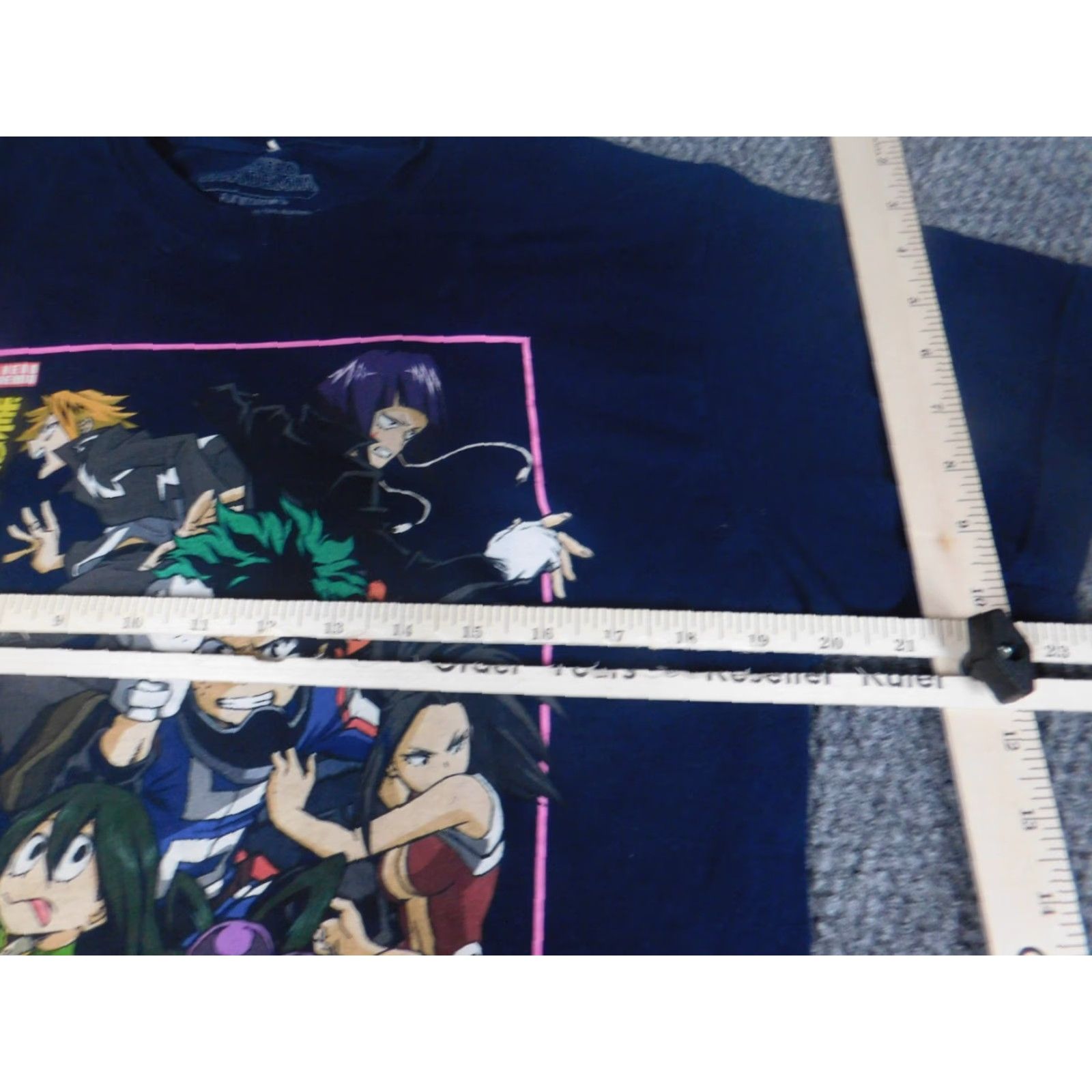 Vintage My hero academia Shirt Mens Medium Blue T-Shirt Crew Neck Cotton Blend Polyester Logo Short Sleeve Size US M / EU 48-50 / 2 - 6 Thumbnail