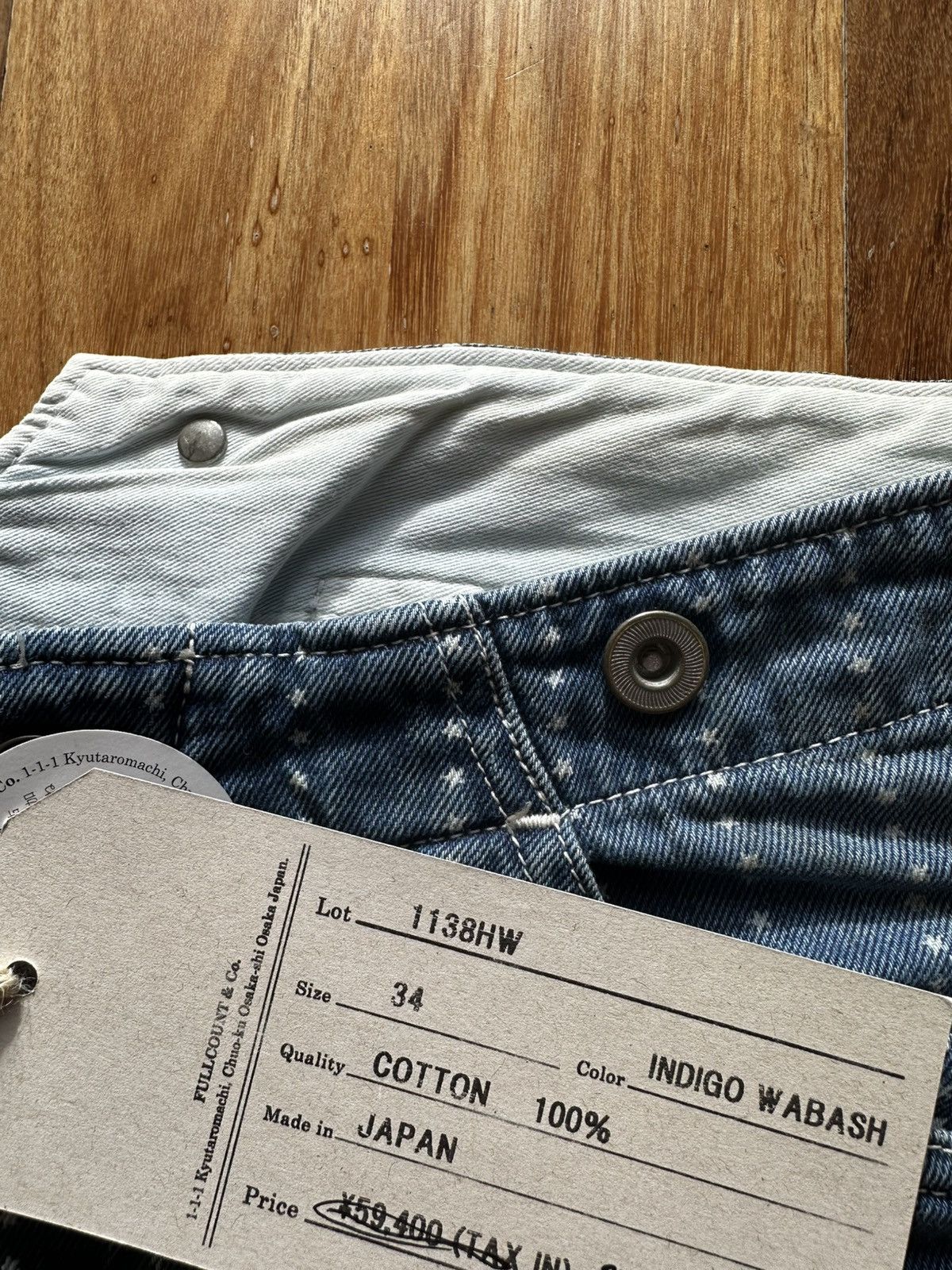 Full Count & Co. Full Count Jeans - 1138HW Star Wabash Workers Pants HW - 34 Size US 34 / EU 50 - 15 Thumbnail