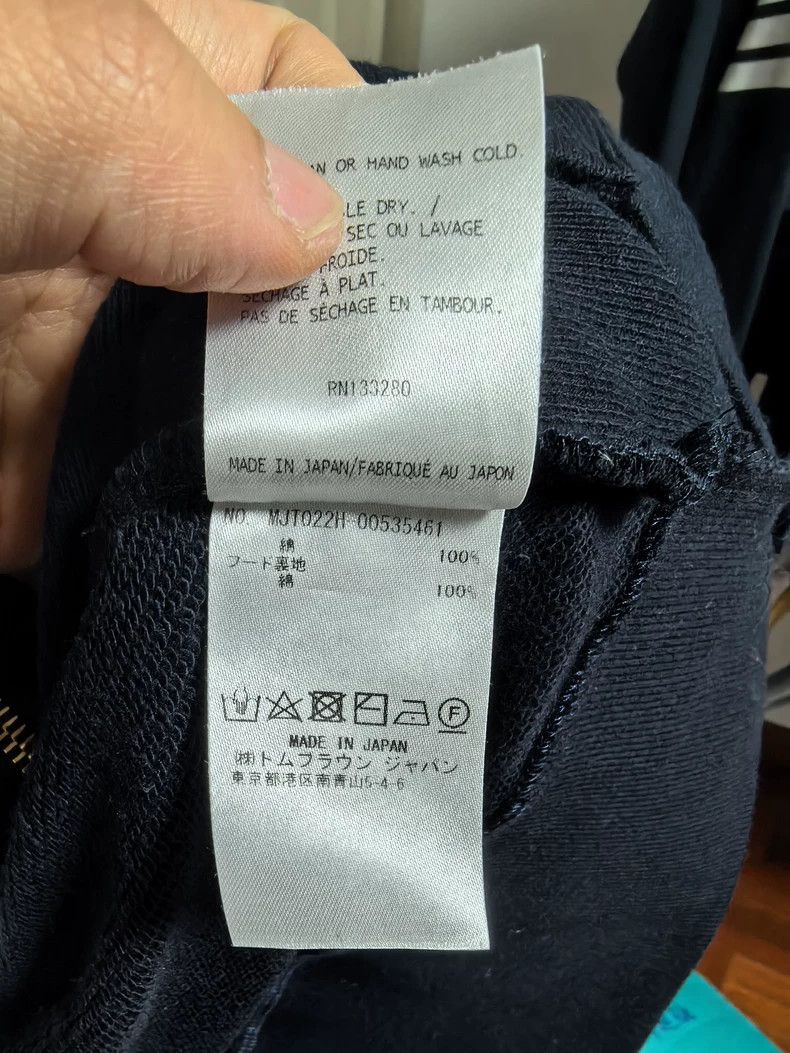 Thom Browne thom browne Classic hooded sweatshirt jacket 2503-Nextarrow Size US L / EU 52-54 / 3 - 5 Thumbnail