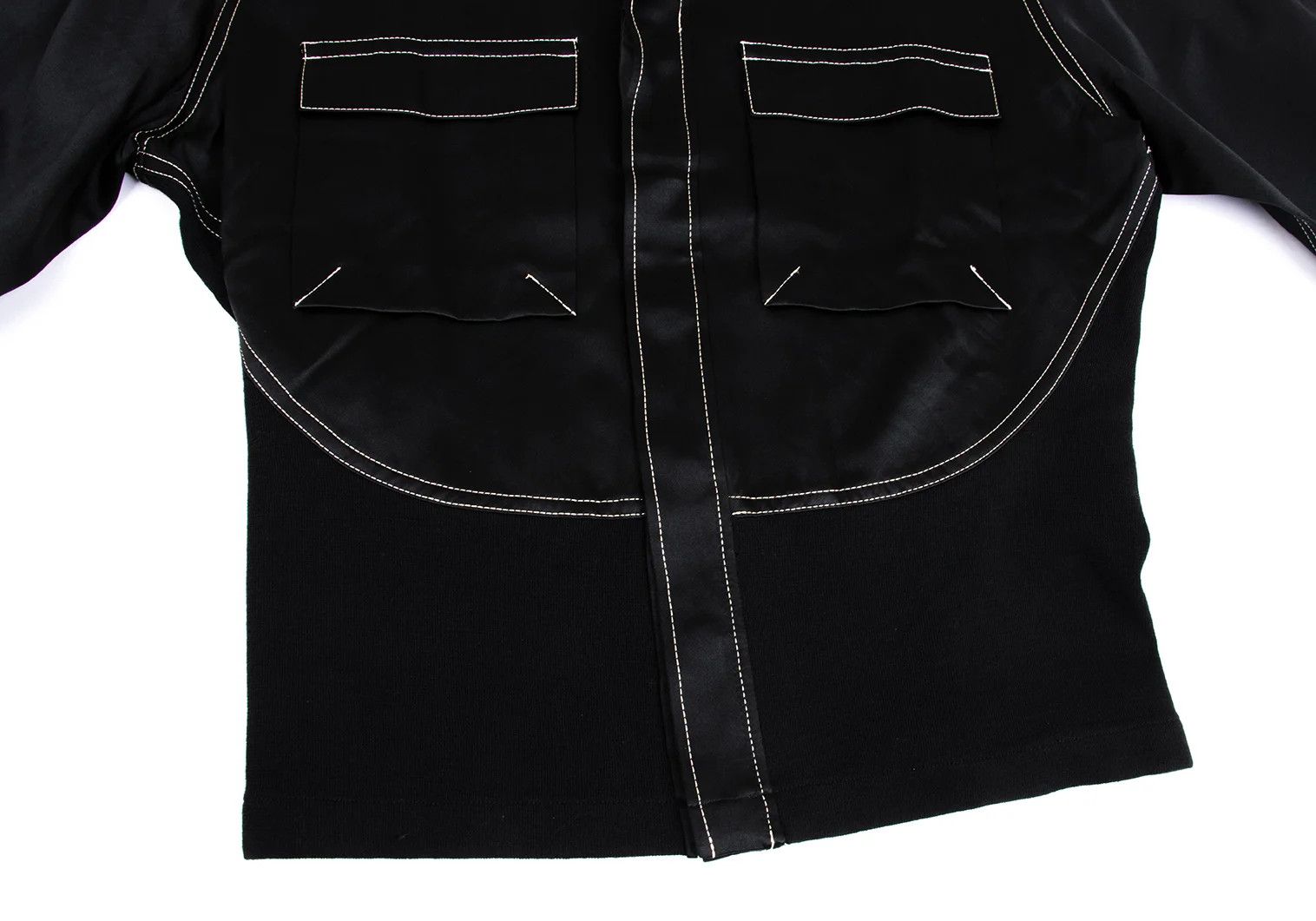 Yohji Yamamoto Yohji Yamamoto Multi-Material Glossy Pocket Jacket Size US M / EU 48-50 / 2 - 7 Thumbnail