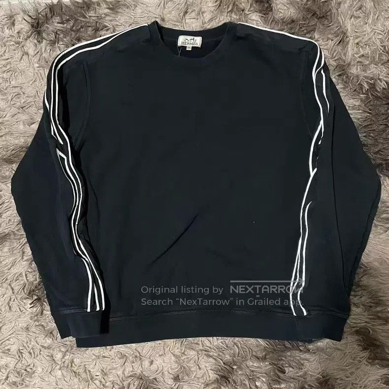 Hermes Hermes Run H round-neck sweatshirt Size US XXL / EU 58 / 5 - 1 Thumbnail
