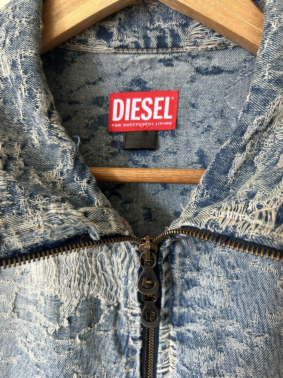 Diesel Diesel D-Krap-FSF Denim Jacket Size US L / EU 52-54 / 3 - 7 Thumbnail