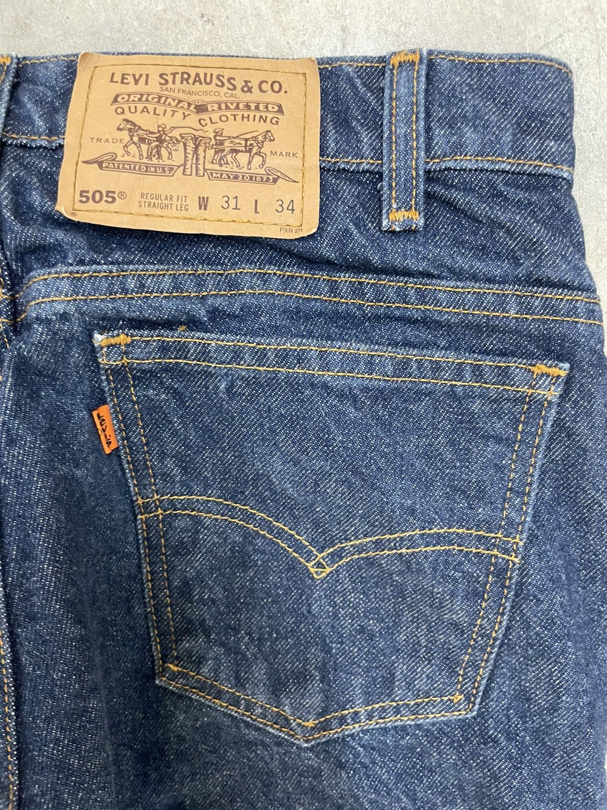 Levi's × Vintage VINTAGE RARE 80s Levi’s 505 Orange Tab jeans size 31x34 Size US 31 - 2 Thumbnail