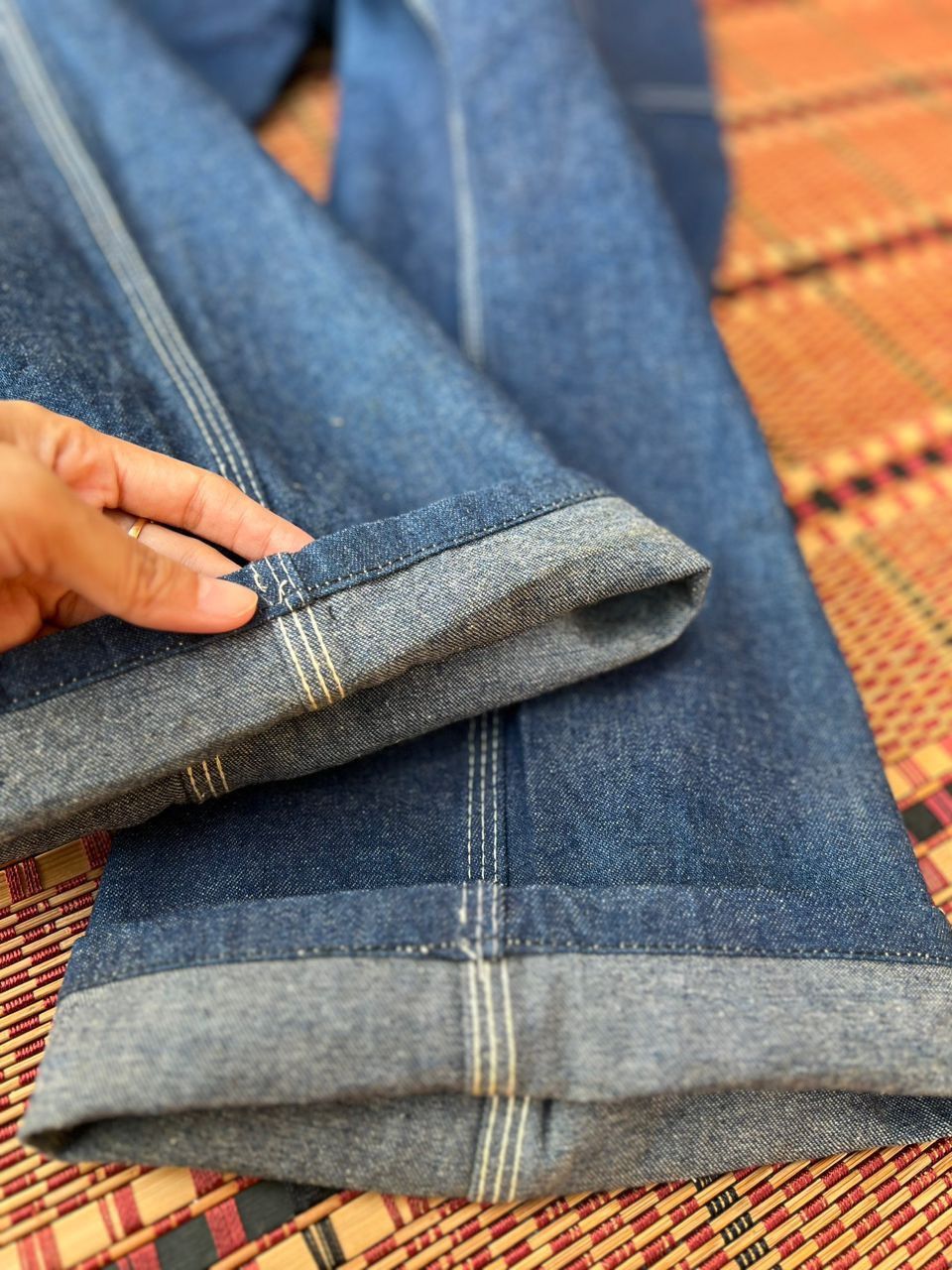 Oshkosh Vtg 60s,70s Oshkosh BGosh Carpenter Denim Size US 33 - 9 Thumbnail
