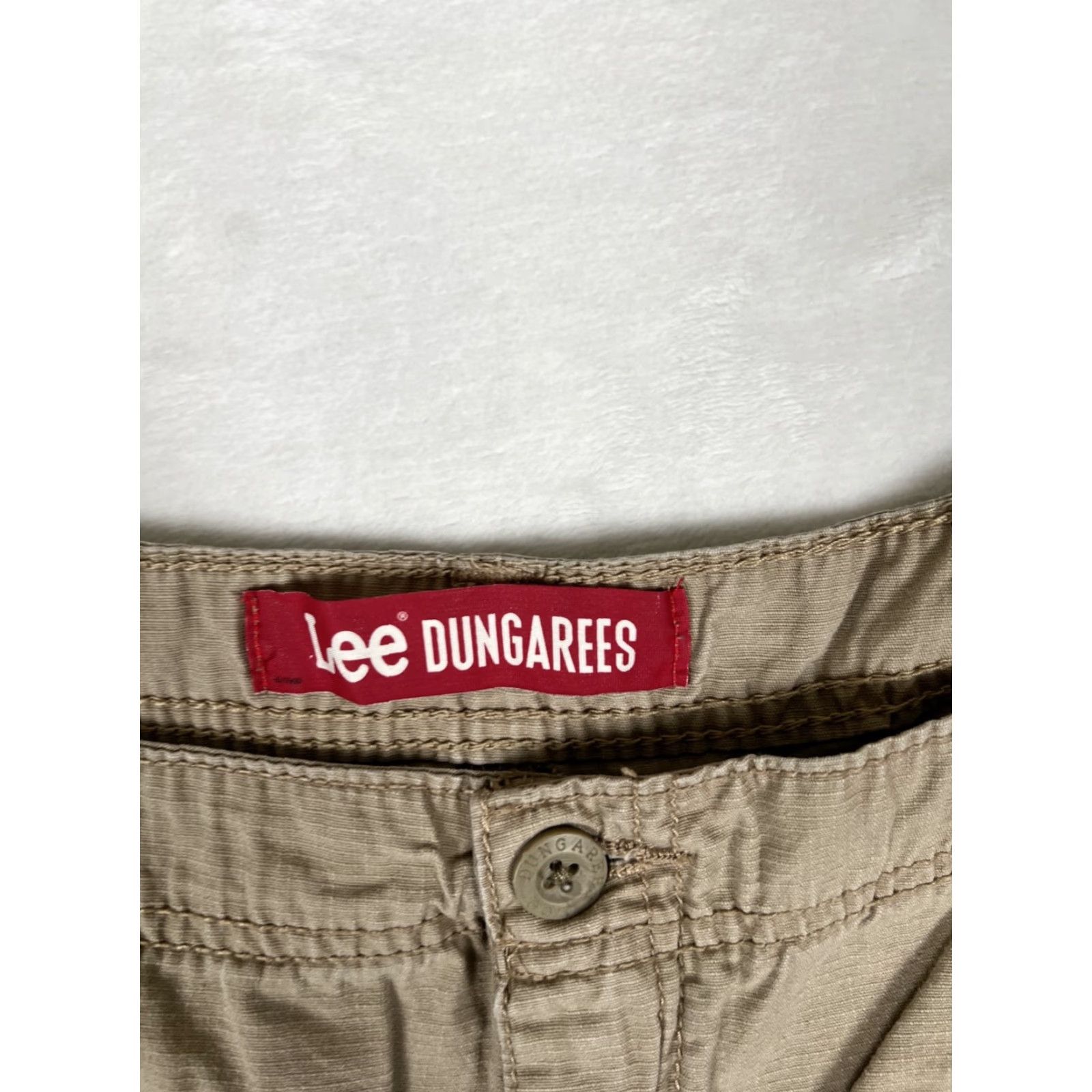 Lee Lee Cargo Ripstop Shorts Mens 42 Brown Khaki Cargo Pocket Cotton Lee Regular Size US 42 / EU 58 - 2 Thumbnail