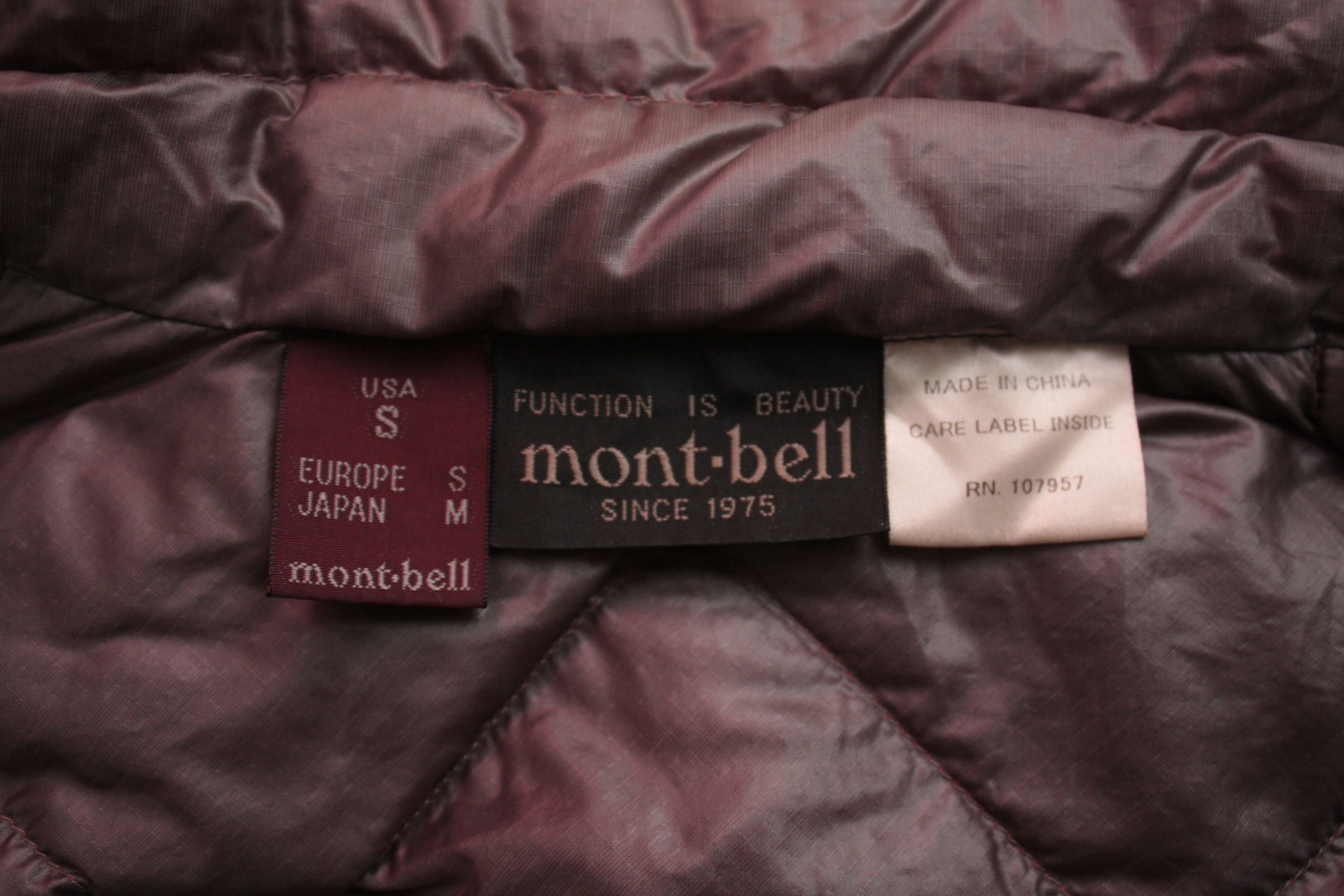 Montbell Montbell Orange Lightweight Micro Down Jacket Small Size S / US 4 / IT 40 - 5 Thumbnail