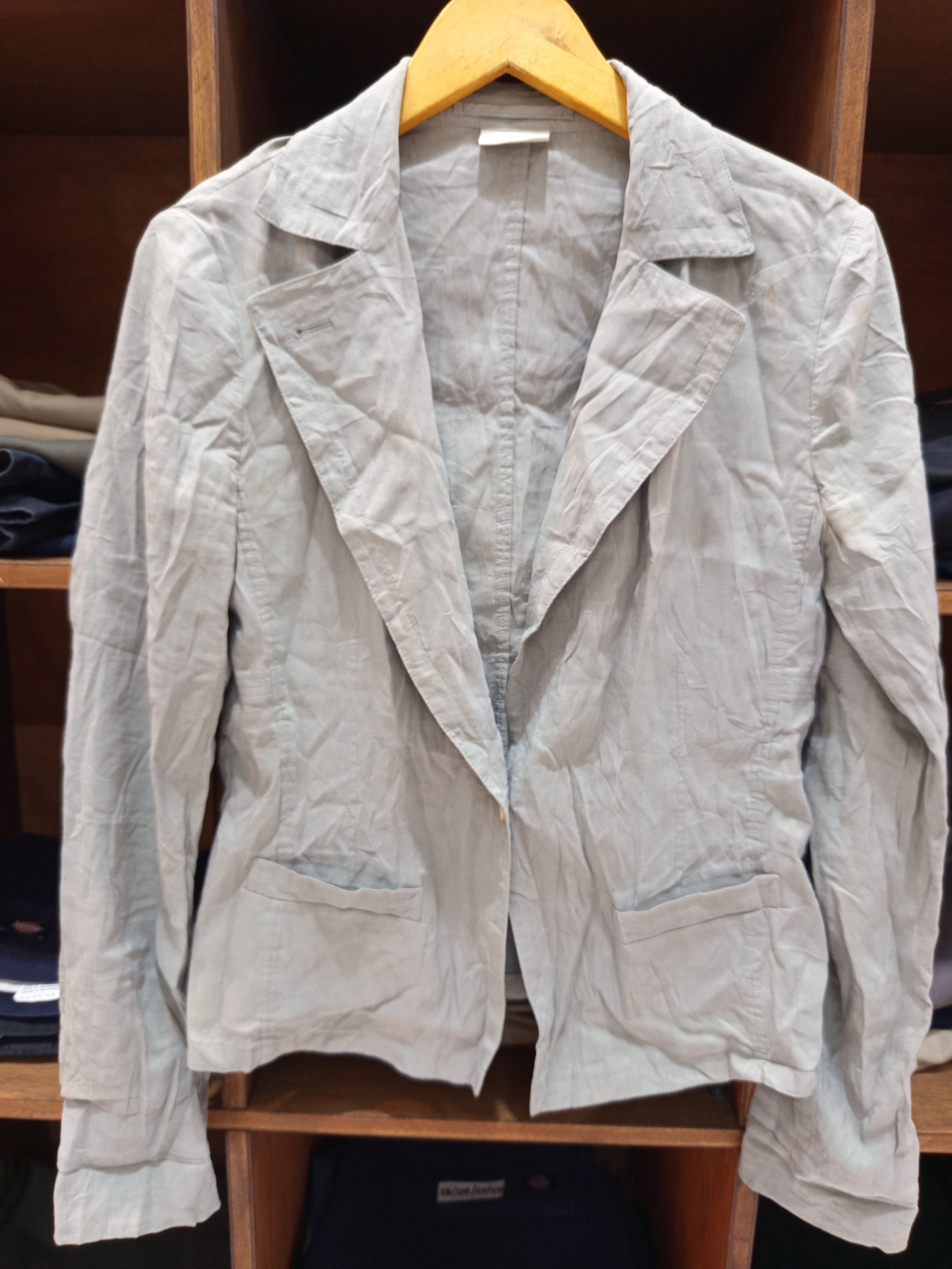 Dries Van Noten Dries Van Noten Linen Silk Blazer Size S / US 4 / IT 40 - 1 Thumbnail