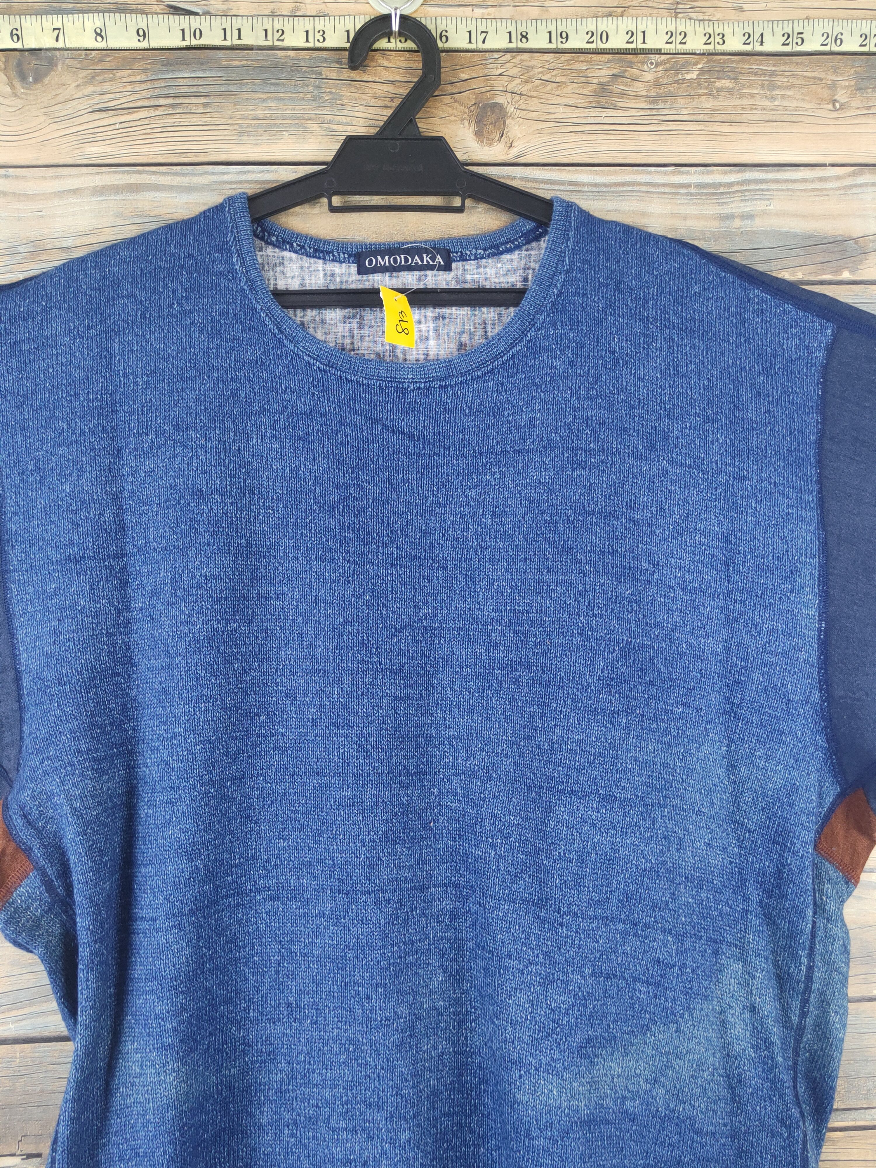 Japanese Brand DL Omodaka Japan Blue Short Sleeve T-shirts #813 Size US L / EU 52-54 / 3 - 2 Thumbnail