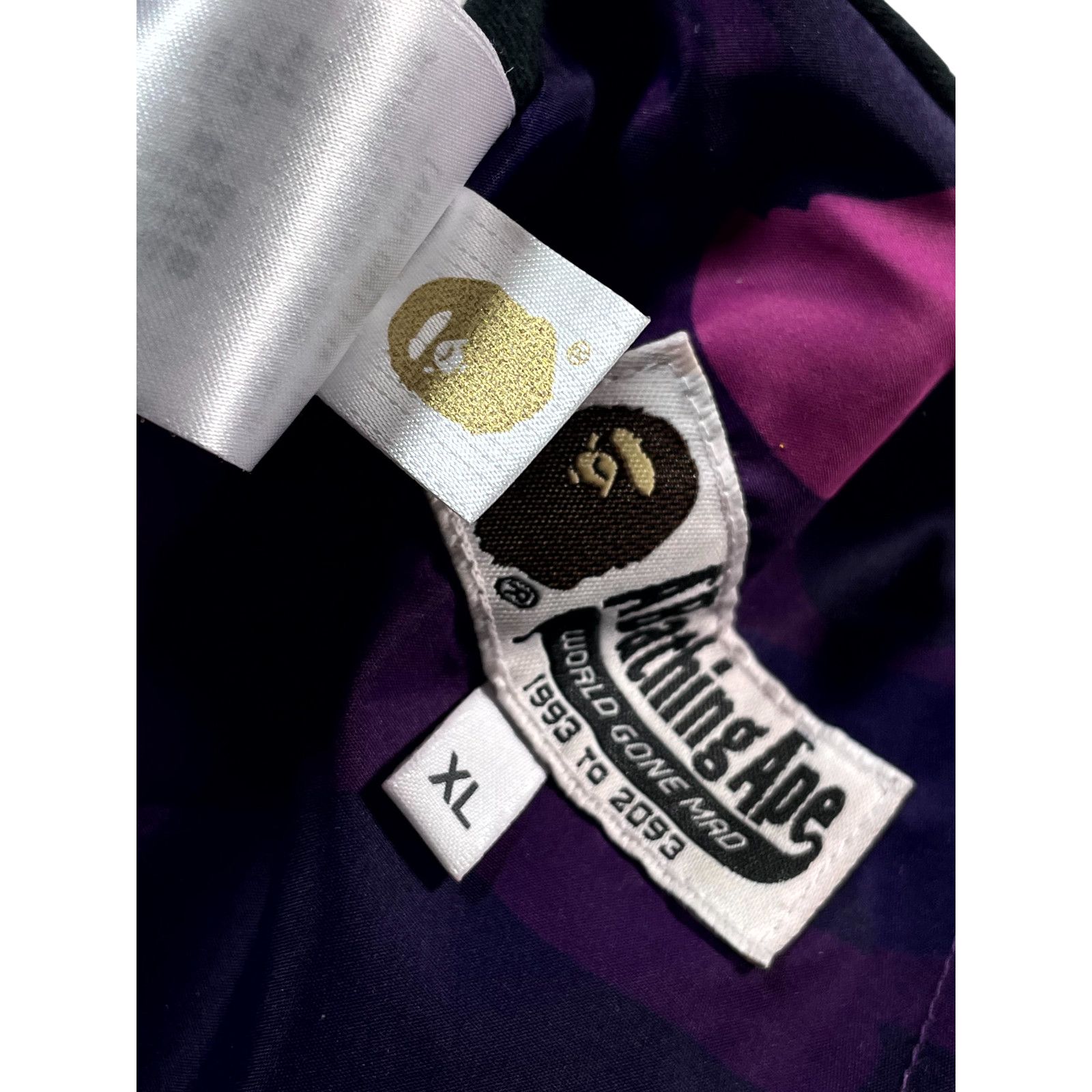 Bape BAPE Reversible Camo Purple Puffer Jacket Size US XL / EU 56 / 4 - 6 Thumbnail