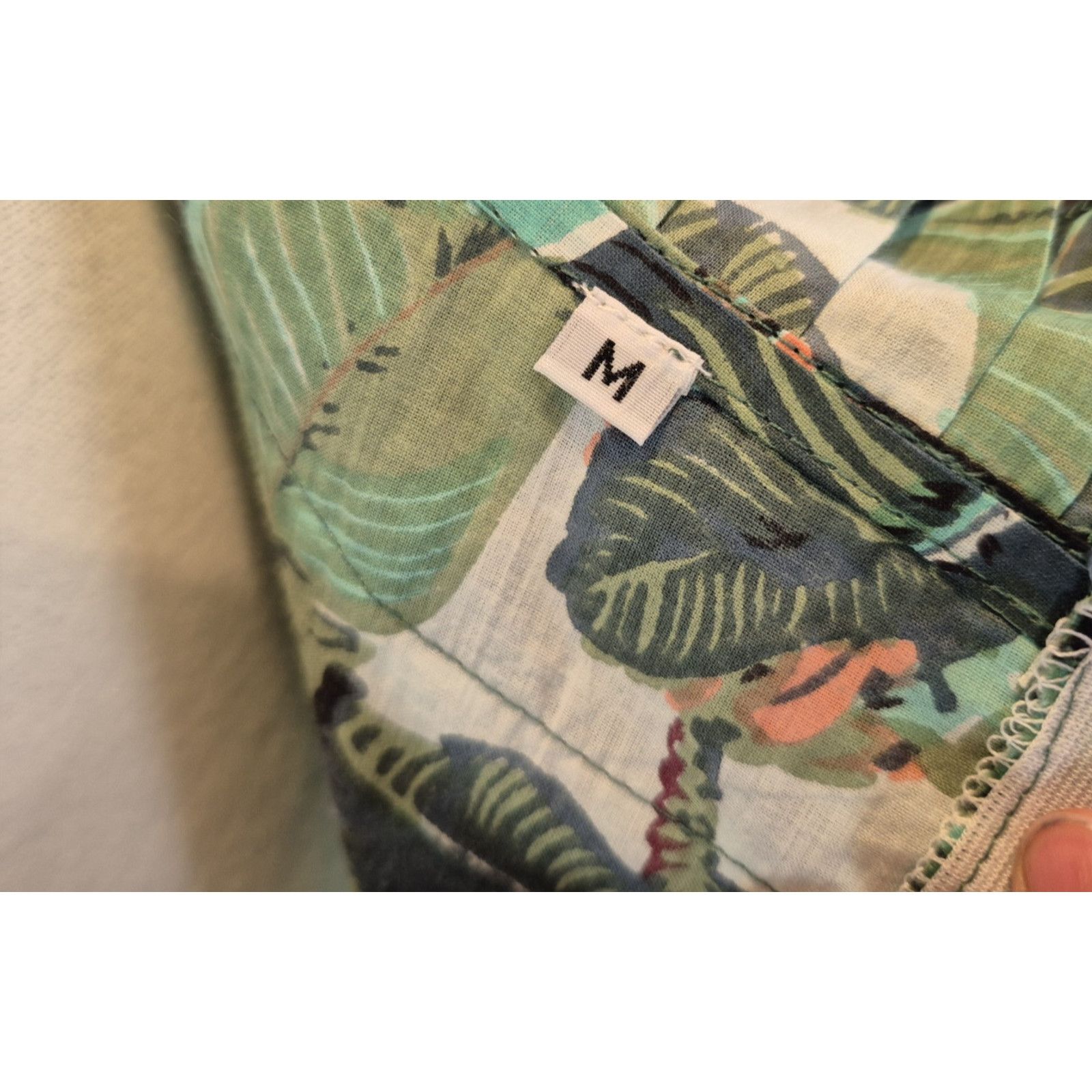 Other New India Collection Tropical Hand Blocked Med Cotton Dress Size M / US 6-8 / IT 42-44 - 5 Thumbnail
