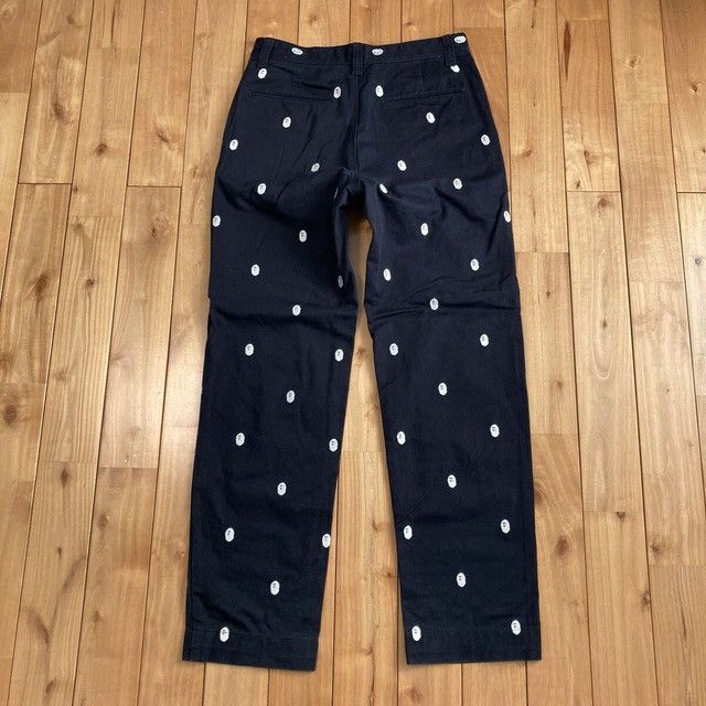 Bape BAPE APE HEAD logo embroidered pants black APE NIGO ★size S Size US 30 / EU 46 - 4 Thumbnail