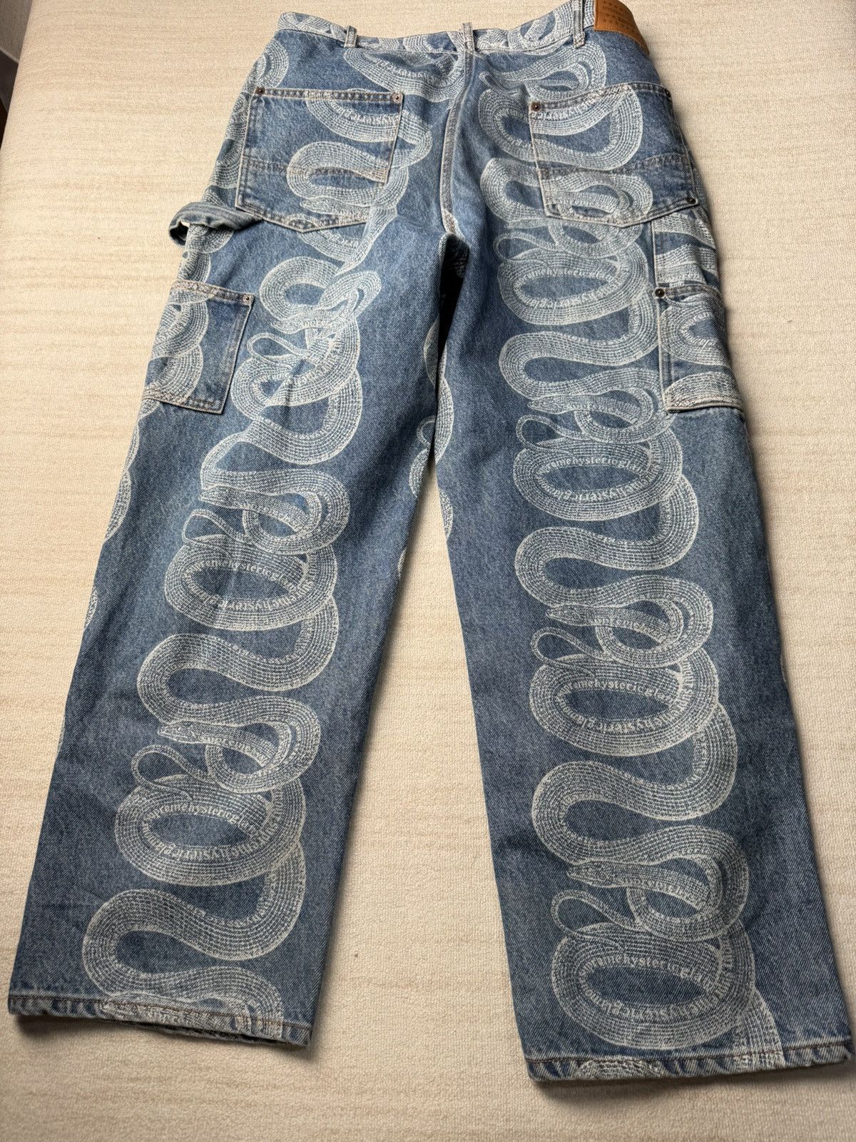 Hysteric Glamour × Supreme Snake double knee denim 32 Size US 32 / EU 48 - 10 Thumbnail