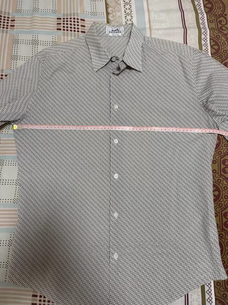 Hermes Hermes Shirt with Special Crafted Fabric, Classic H Patter Size US XS / EU 42 / 0 - 4 Thumbnail