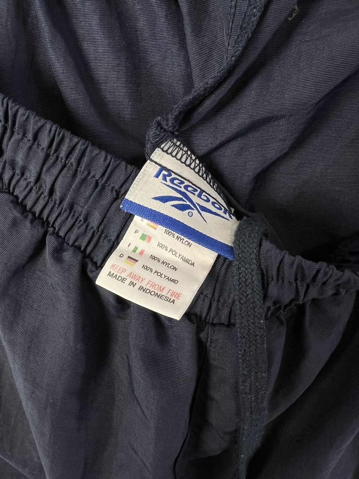 Reebok Vintage Reebok Blue Jogger Track Pants / Shorts L - XL Size US 34 / EU 50 - 10 Thumbnail