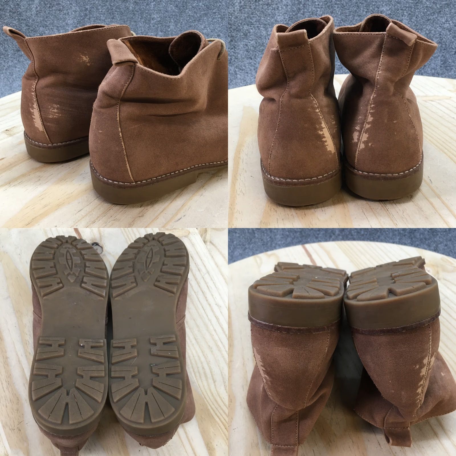 Vintage White Mountain Boots Womens 11 M Anderson Chukka Brown Faux Leather Ankle Top Shoes Brown Boots Womens 11 M Chukka Casual Classic Shoes Size L / US 10 / IT 46 - 8 Thumbnail