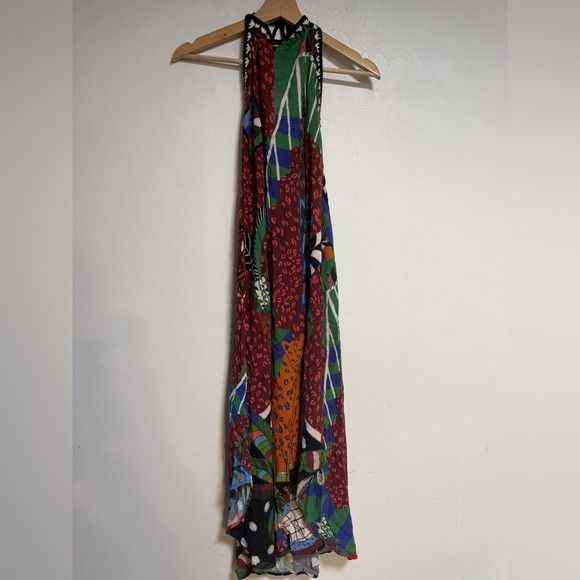 Farm Rio FARM Rio Jungle Scene Halter Maxi Dress – Size P (Small) Size S / US 4 / IT 40 - 2 Thumbnail