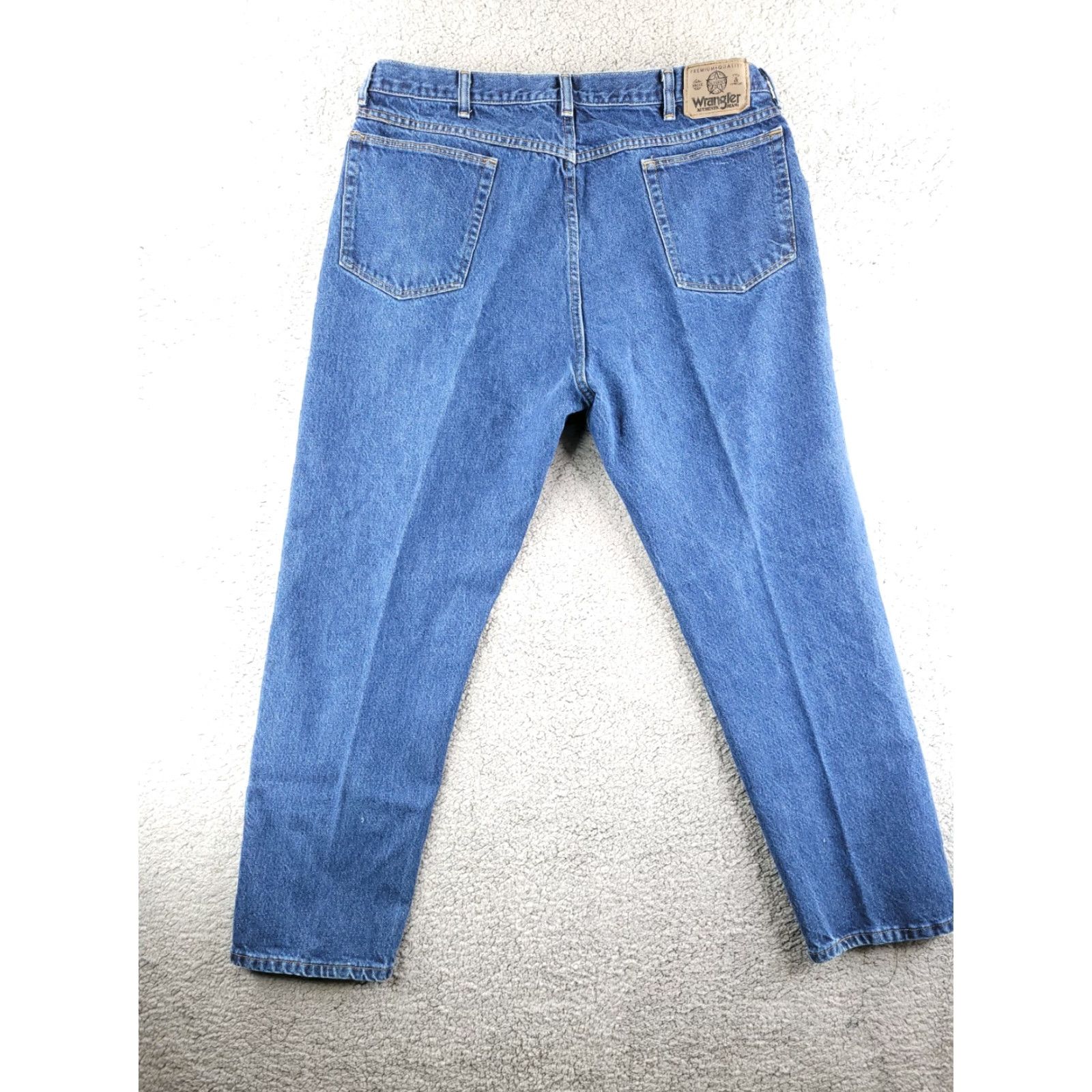 Wrangler Wrangler Jeans Men's 38x30 Straight Denim Cotton Blue Jeans Size US 38 / EU 54 - 5 Thumbnail