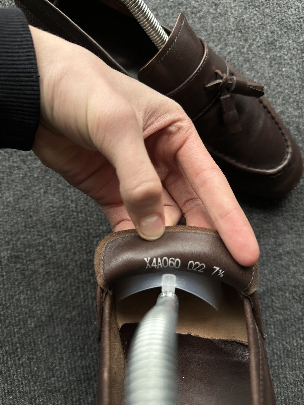 Emporio Armani LUXURY 🚨 EMPORIO ARMANI VNTG SHOES MEN BROWN LUXURY RARE Size US 9.5 / EU 42-43 - 8 Thumbnail