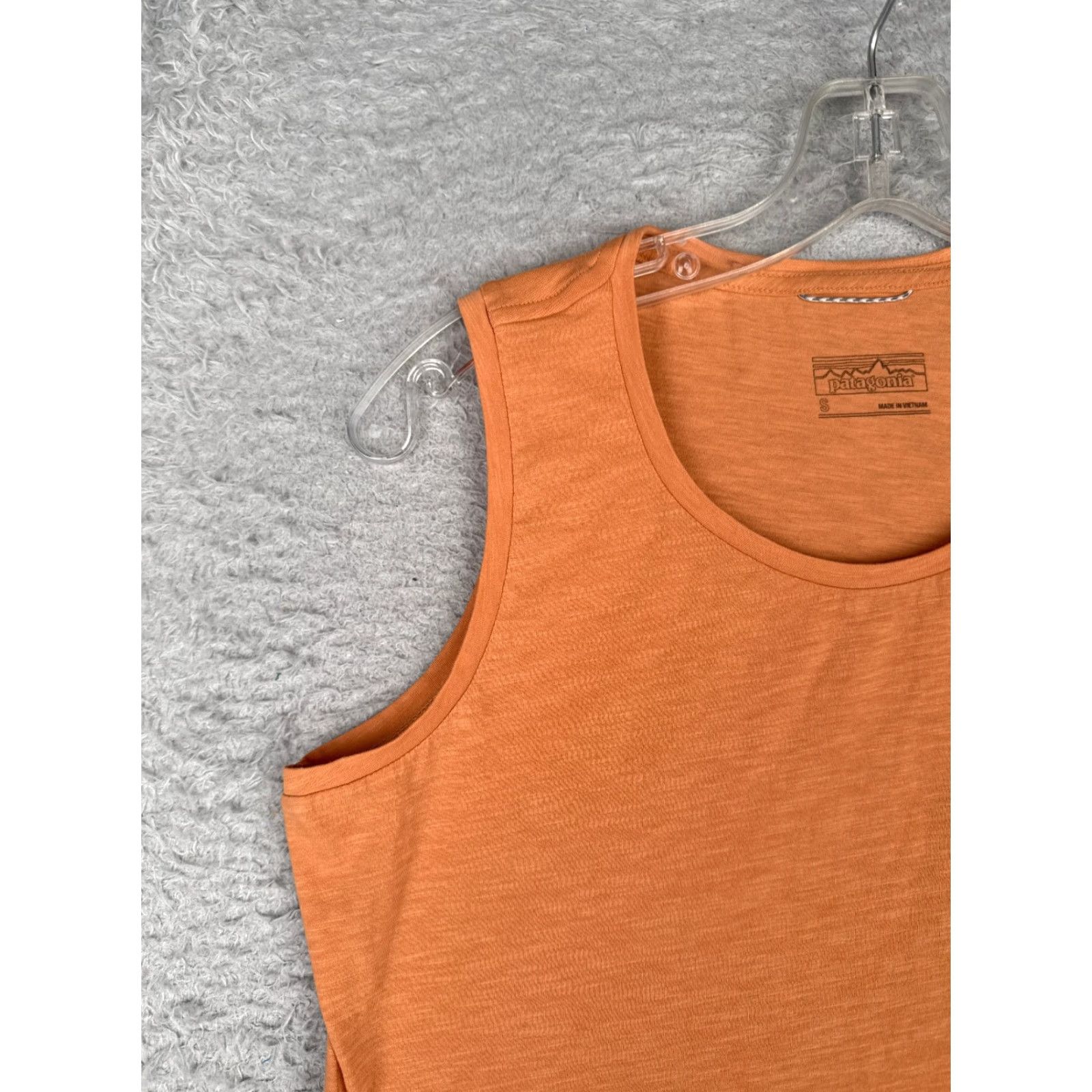 Patagonia Patagonia Shirt Women Small Orange Tank Sleeveless Cotton Blend Pocket READ Size S / US 4 / IT 40 - 3 Thumbnail