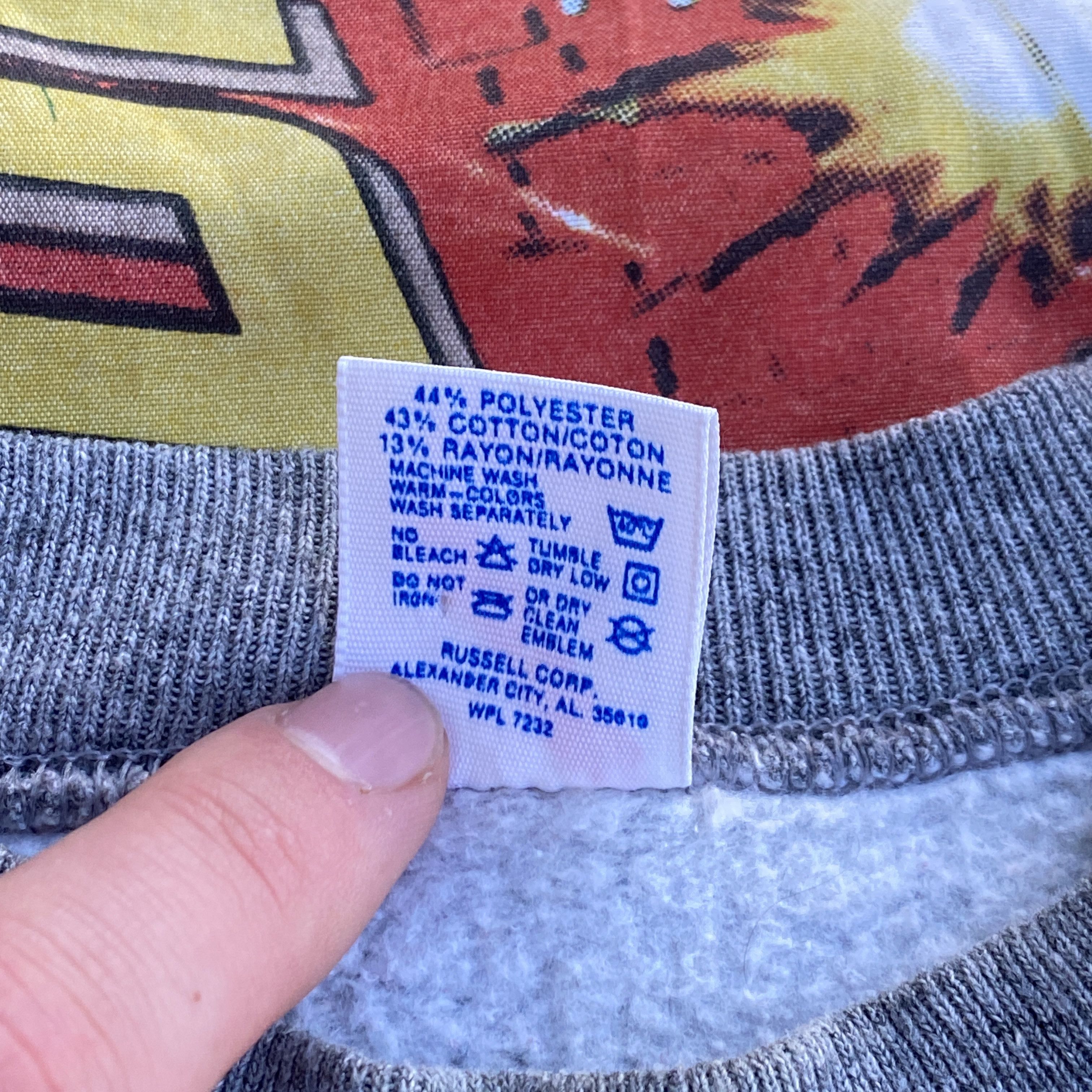 Jerzees × Vintage Jerzees Showtime 80’s grey sweatshirt - XL Size US XL / EU 56 / 4 - 3 Thumbnail