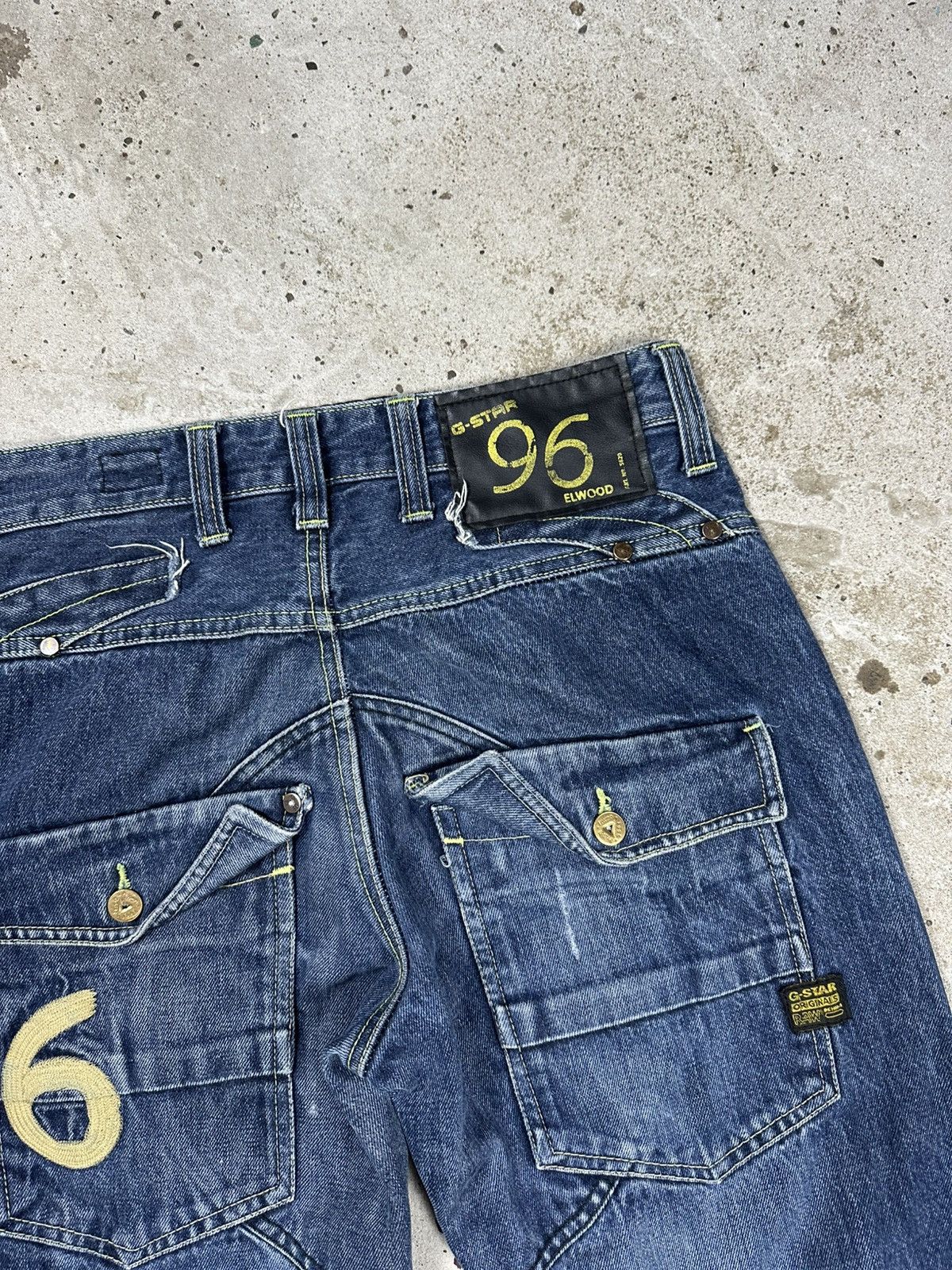G-Star × Vintage Vintage Y2K G Star Raw 96 Double Knee Distressed Denim Pants Size US 30 / EU 46 - 13 Thumbnail